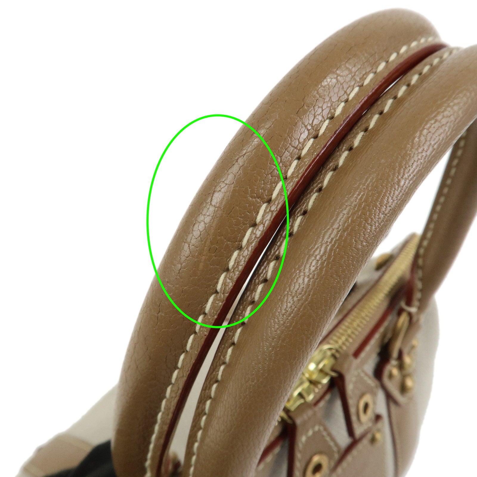 Louis Vuitton Antigua Sac de Nuit PM Canvas Hand Bag Beige M48827