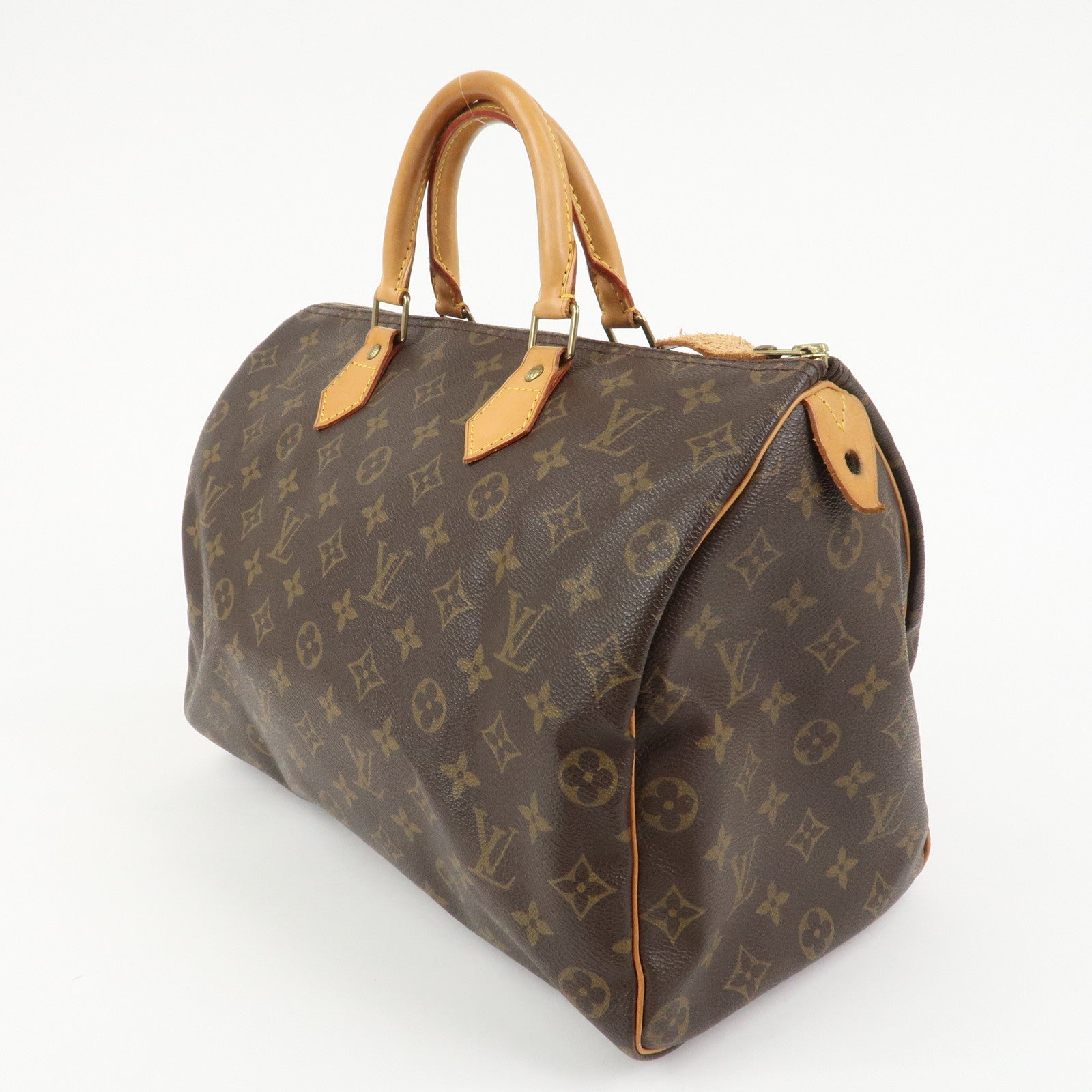 Louis Vuitton Monogram Canvas Speedy 35 Boston Bag Hand Bag M41524