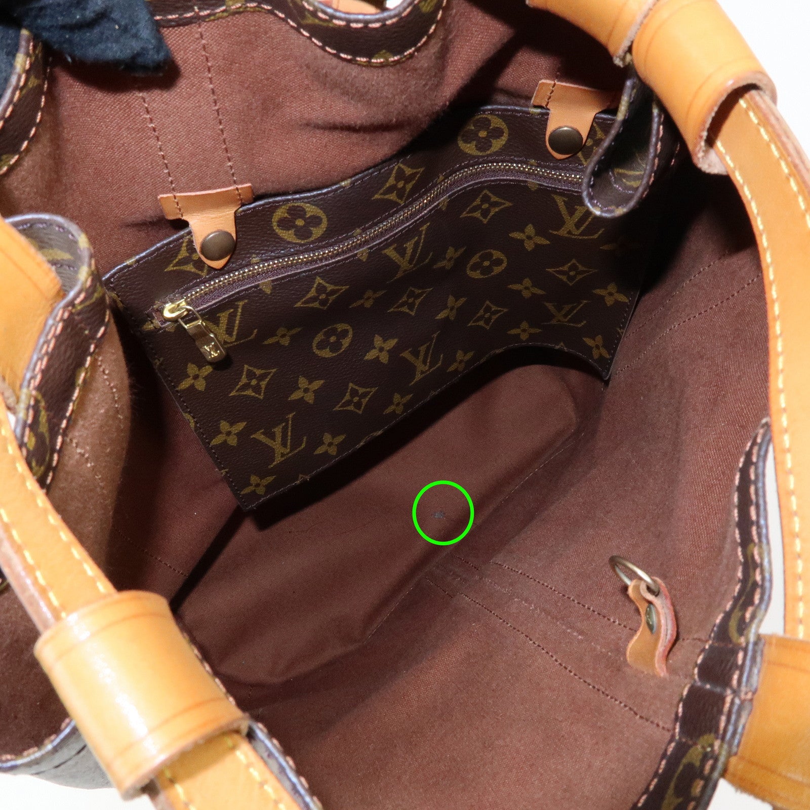 Louis Vuitton Monogram Randonnee GM Shoulder Bag Brown M42244