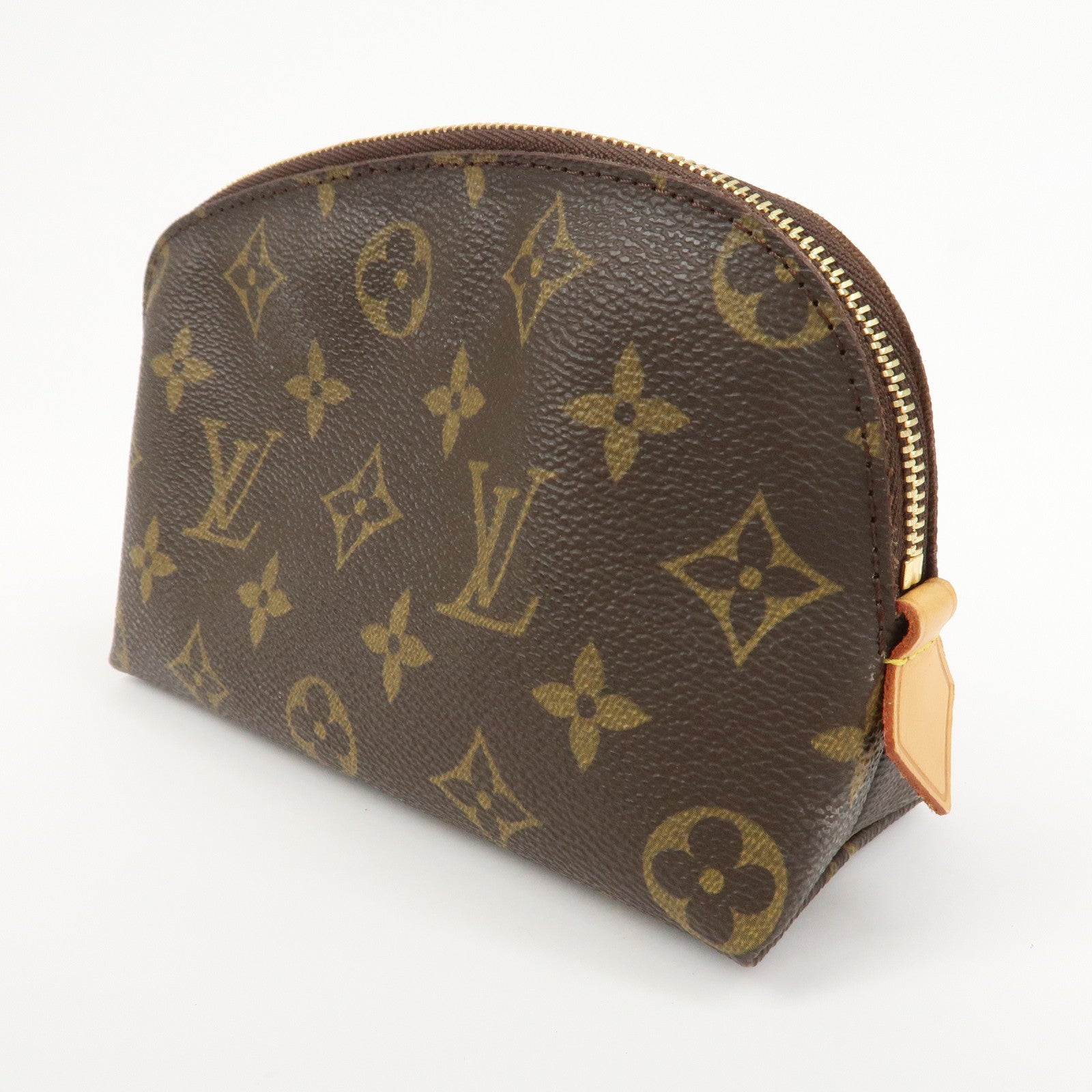 Louis Vuitton Monogram Canvas Pochette Cosmetic Pouch Brown M47515