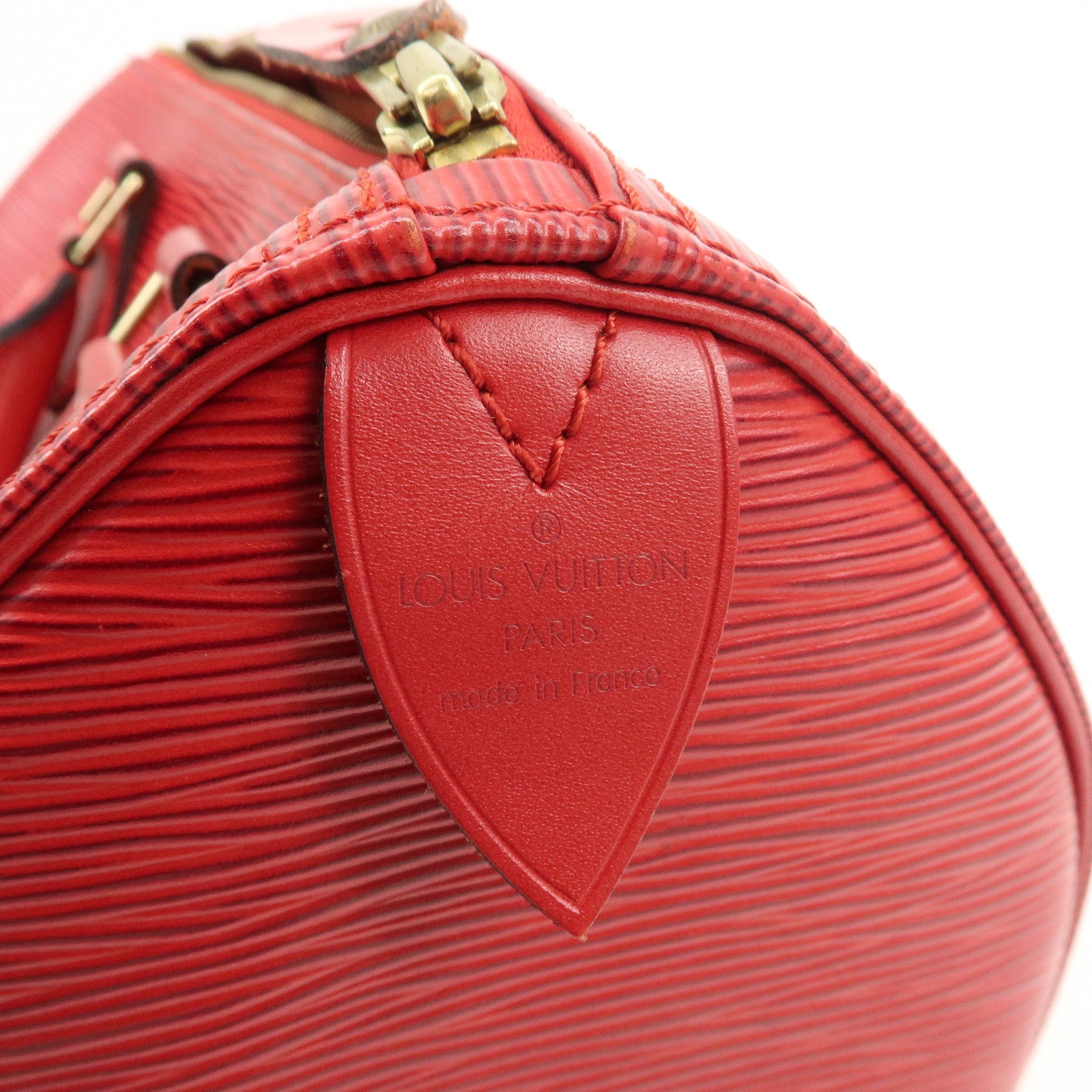 Louis Vuitton Epi Speedy 25 Hand Bag Castilian Red M43017