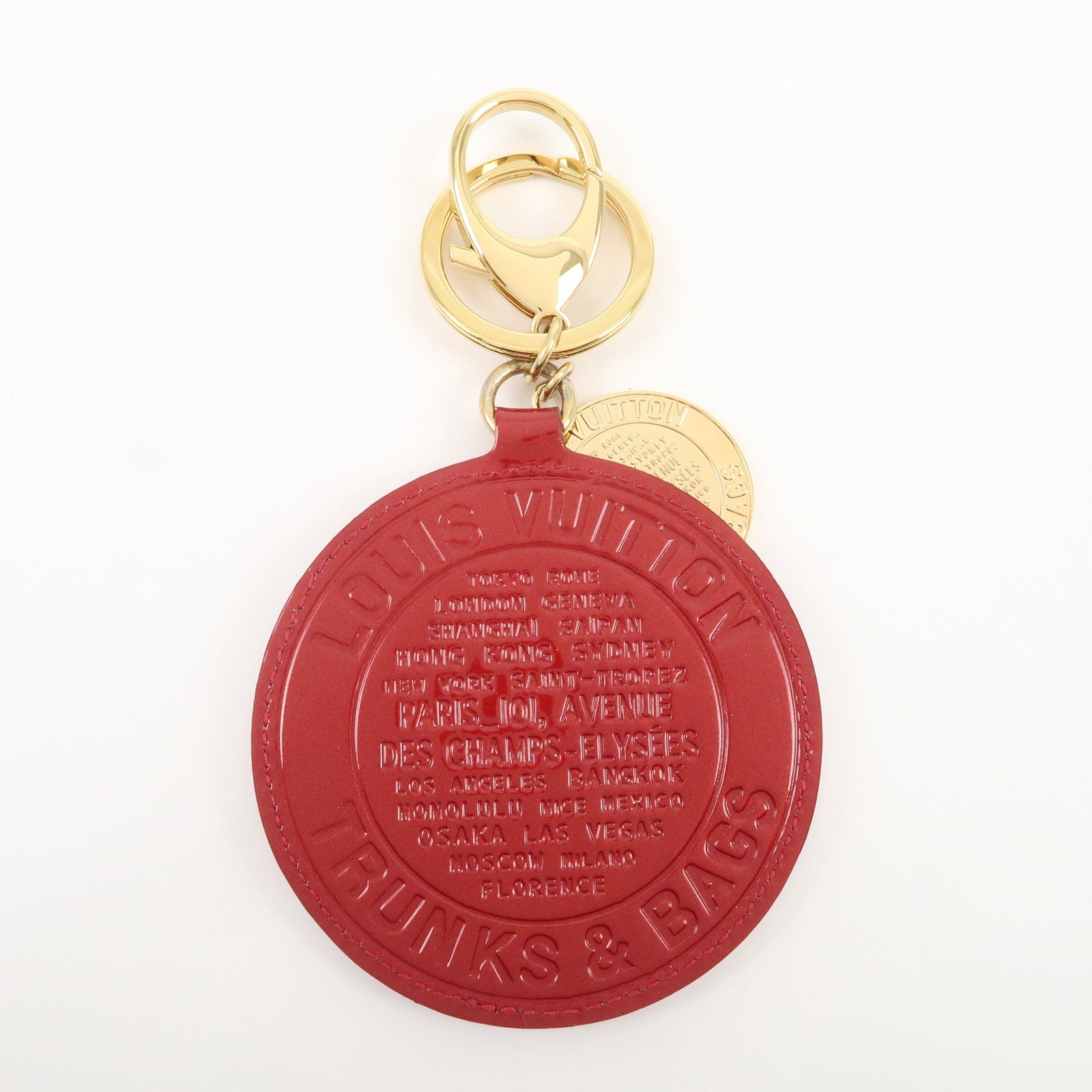 Louis Vuitton Vernis Porte Cles Ron T&B Bag Charm Key Charm M93605