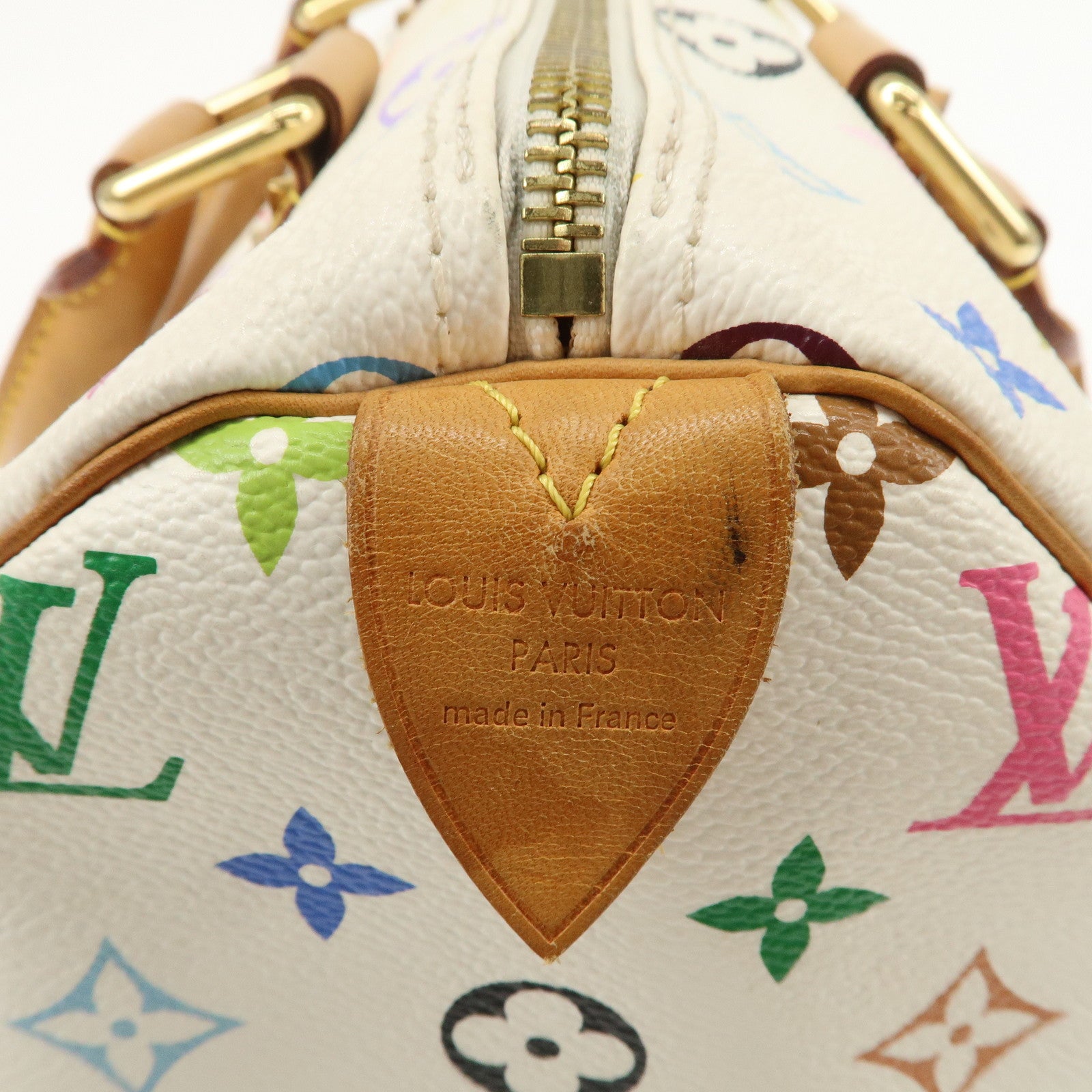 Louis Vuitton Monogram Multicolor Hand Bag Blanc M92643