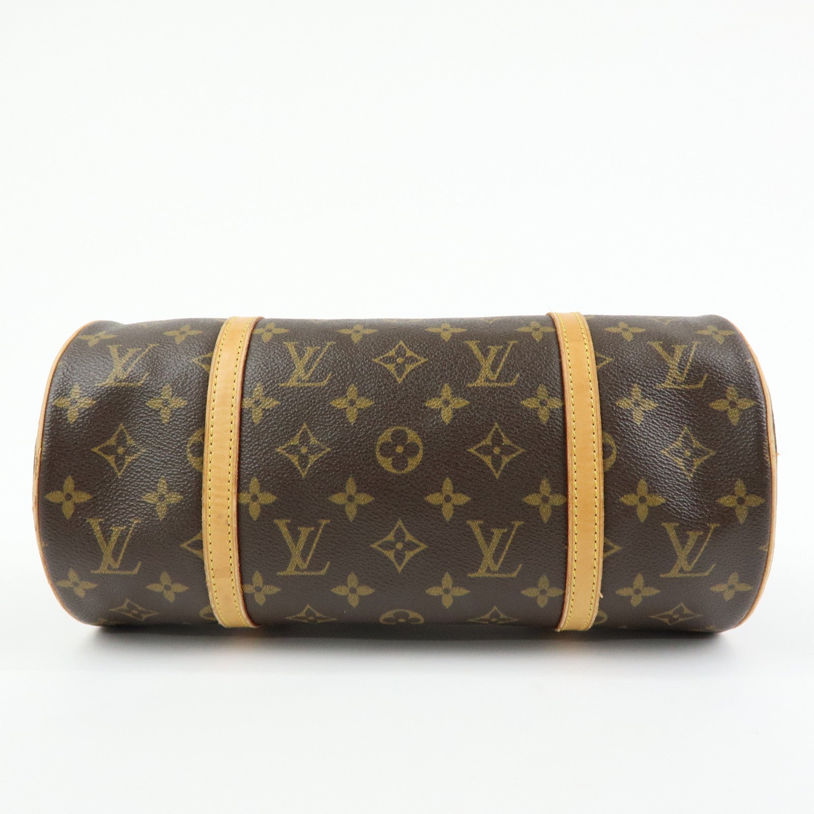 Louis Vuitton Monogram Papillon 30 Hand Bag Brown M51385