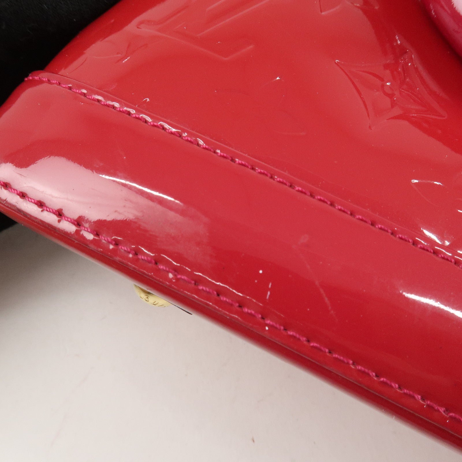 Louis Vuitton Monogram Vernis Alma BB 2Way Bag Rose Indien M91771 Used