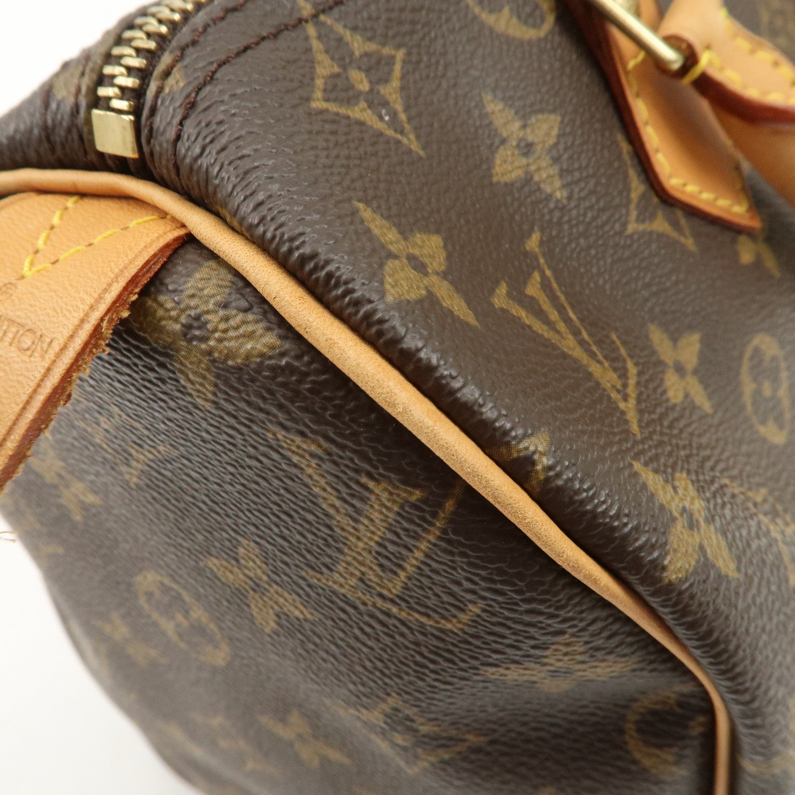Louis Vuitton Monogram Speedy 30 Hand Bag Boston Bag M41108 Used
