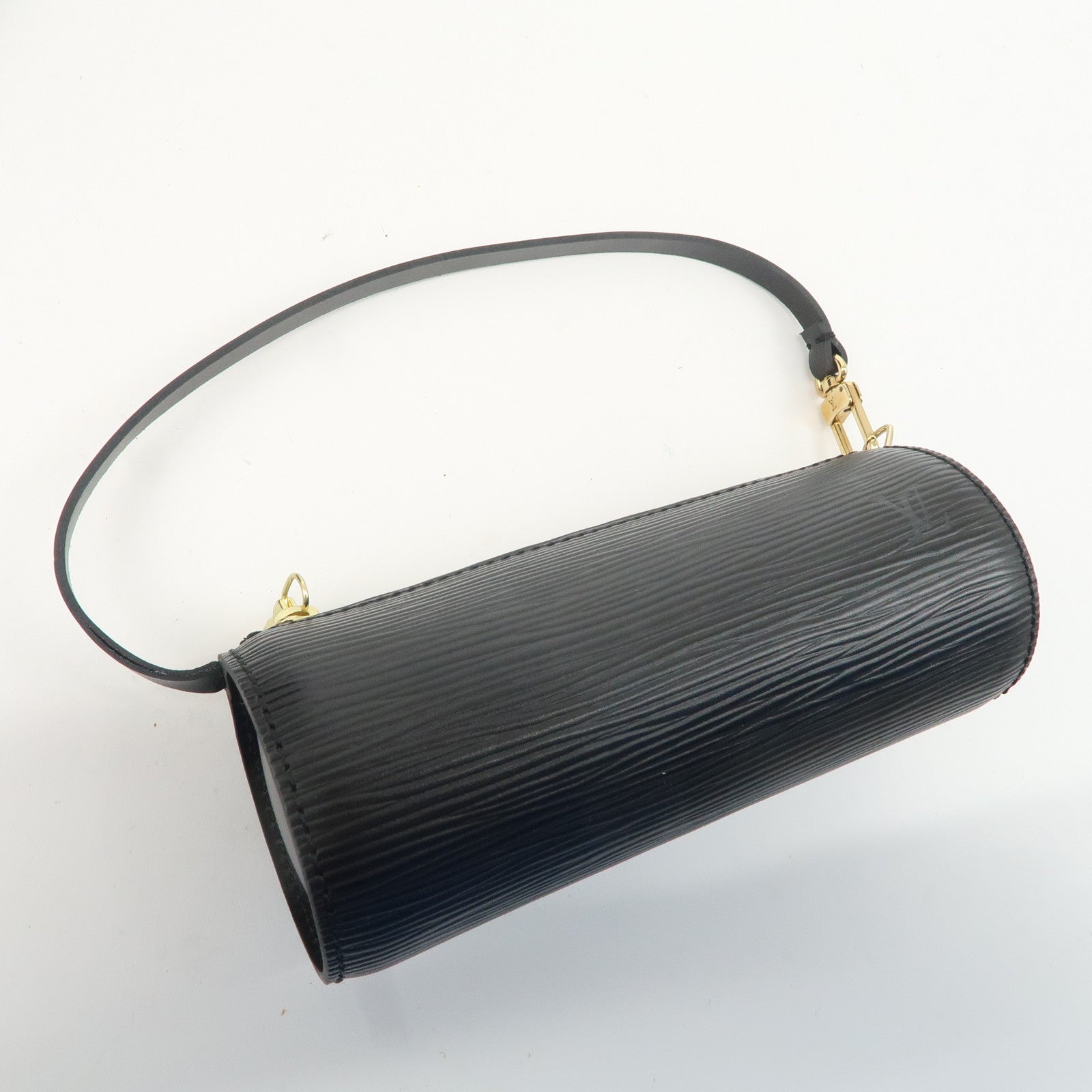 Louis Vuitton Epi Soufflot & Pouch Hand Bag Noir Black M52862 Used