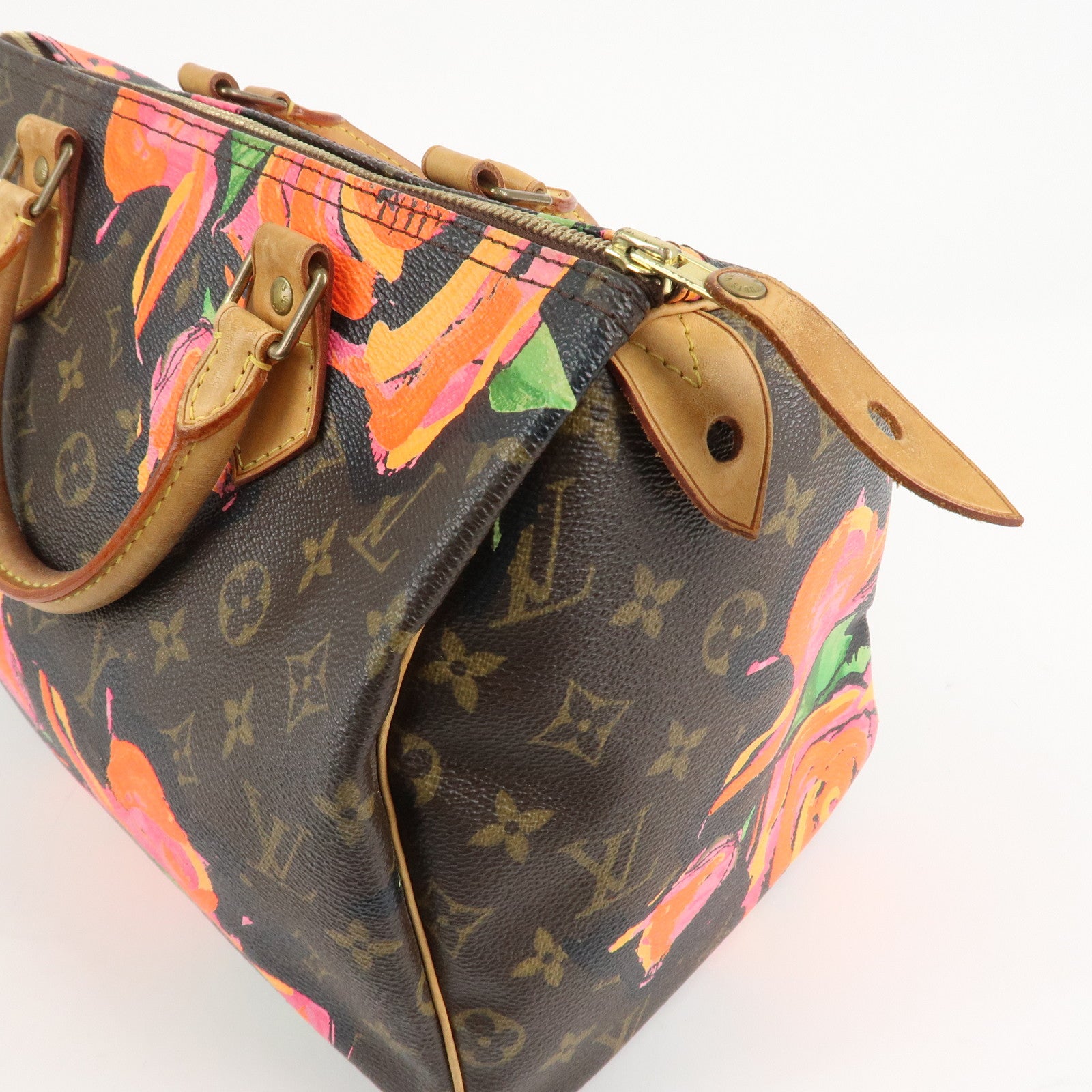 Louis Vuitton Monogram Rose Speedy 30 Hand Bag Boston Bag M48610 Used