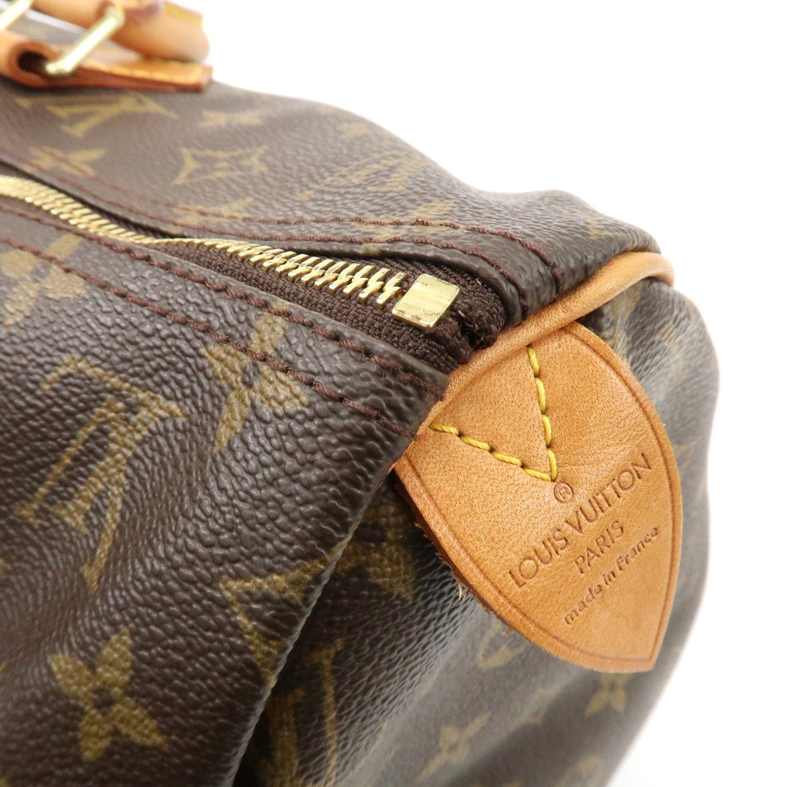 Louis Vuitton Monogram Speedy 40 Hand Bag Boston Bag M41522 Used