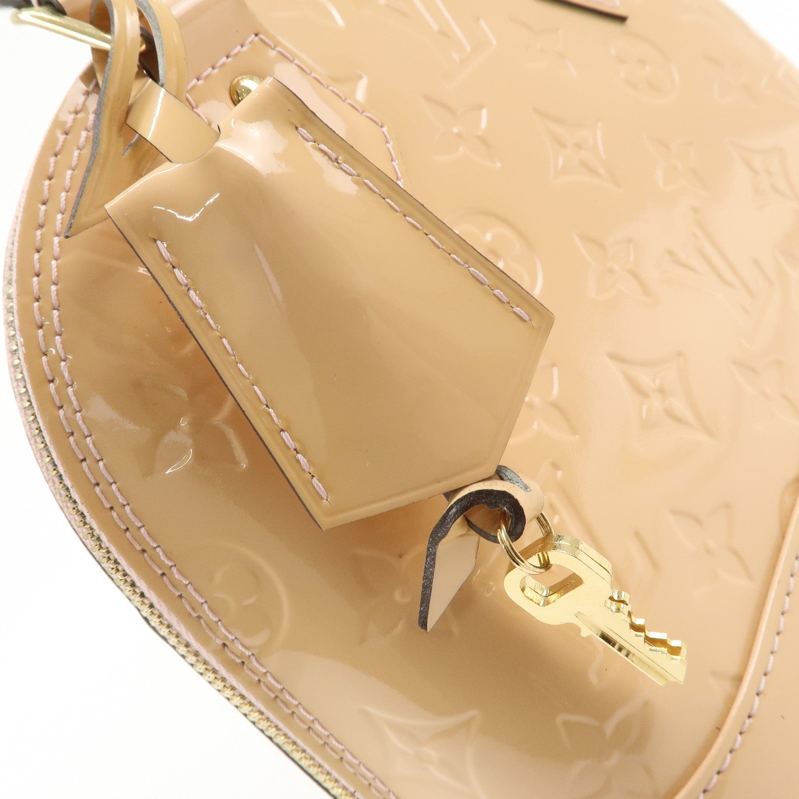 Louis Vuitton Monogram Vernis Alma BB Rose Angelique M90064 Used