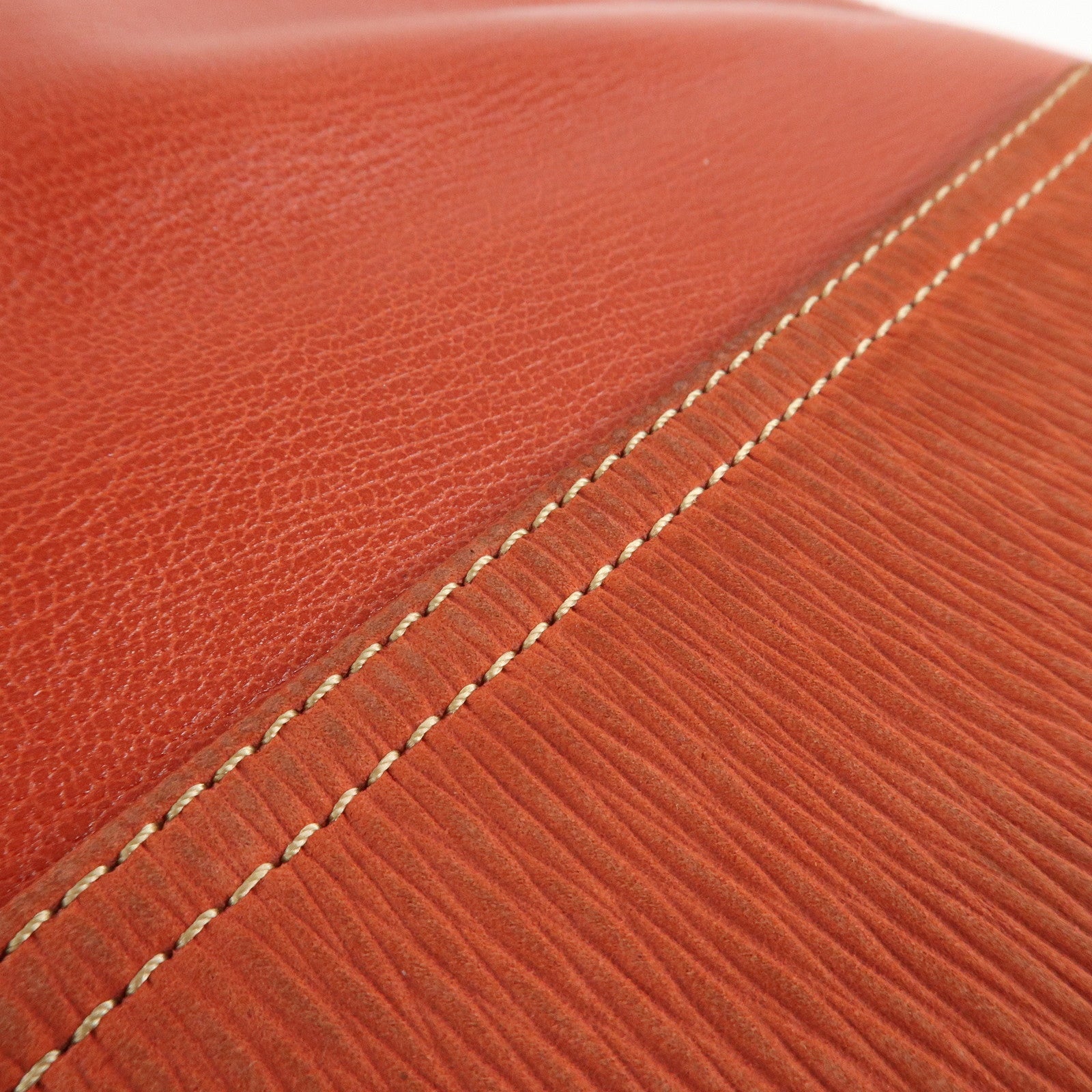 LOEWE Velazquez Suede Leather 2Way Bag Hand Bag Orange Used