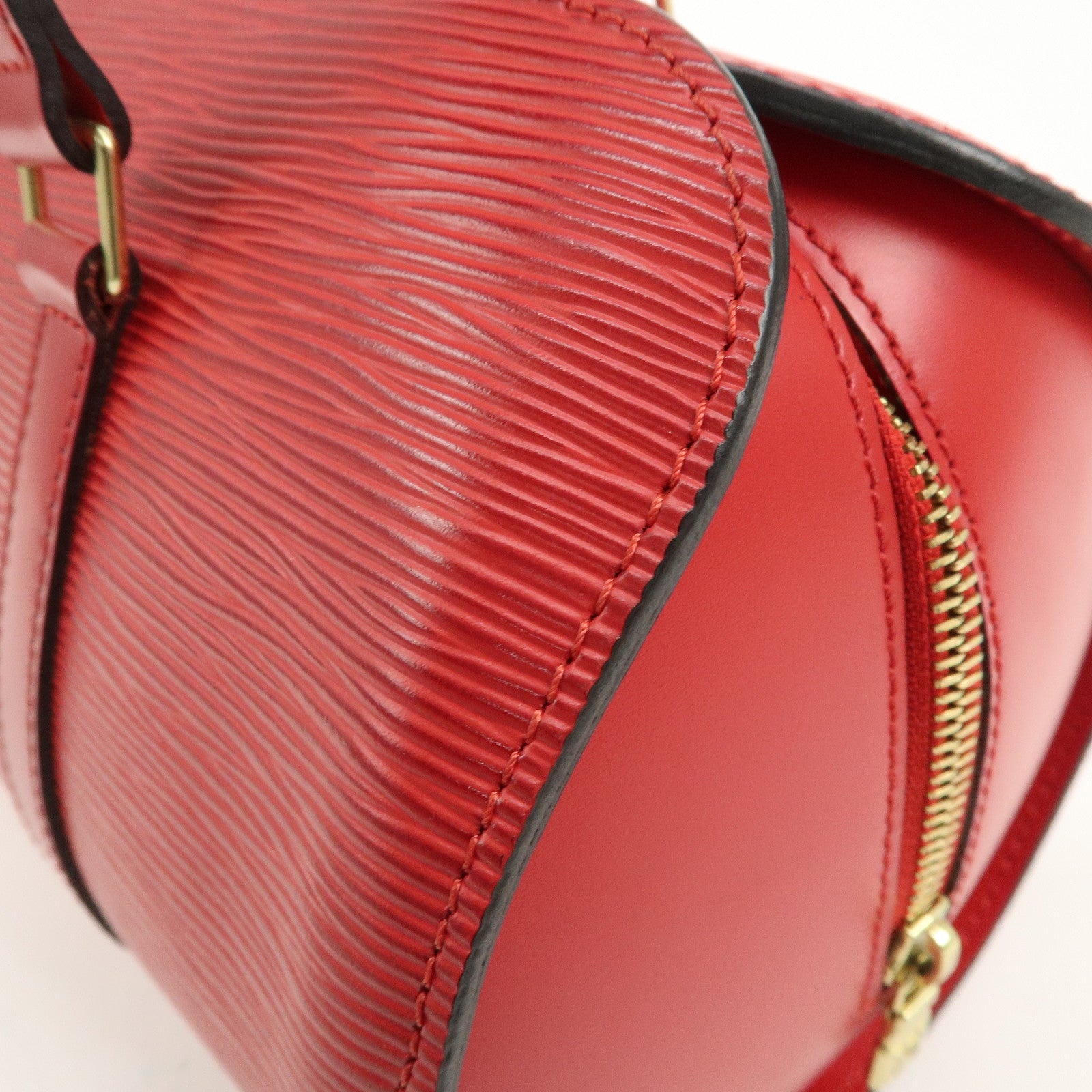 Louis Vuitton Epi Soufflo Hand Bag Castillian Red M52227 Used