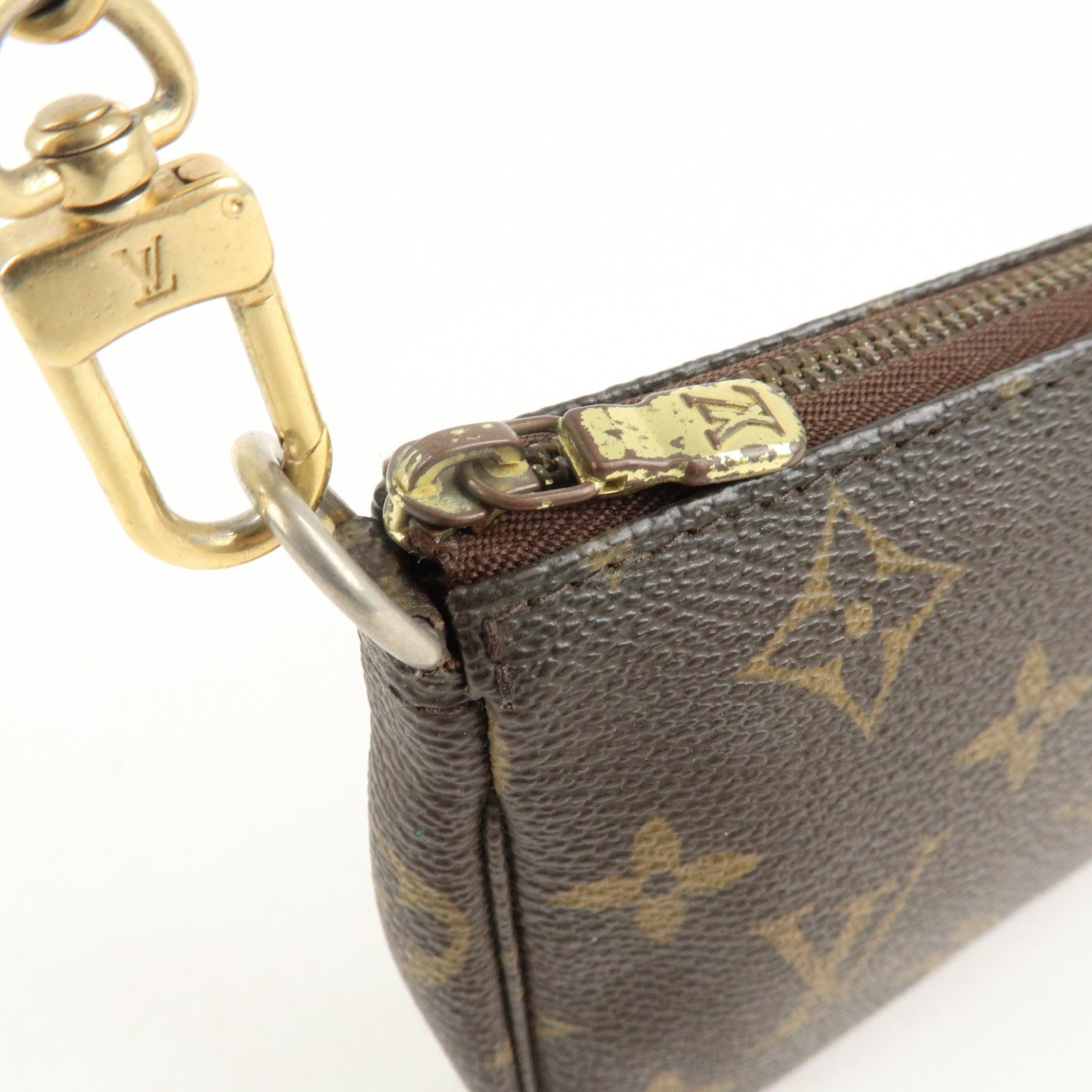 Louis Vuitton Monogram Mini Pochette Accessoires Pouch M58009 Used