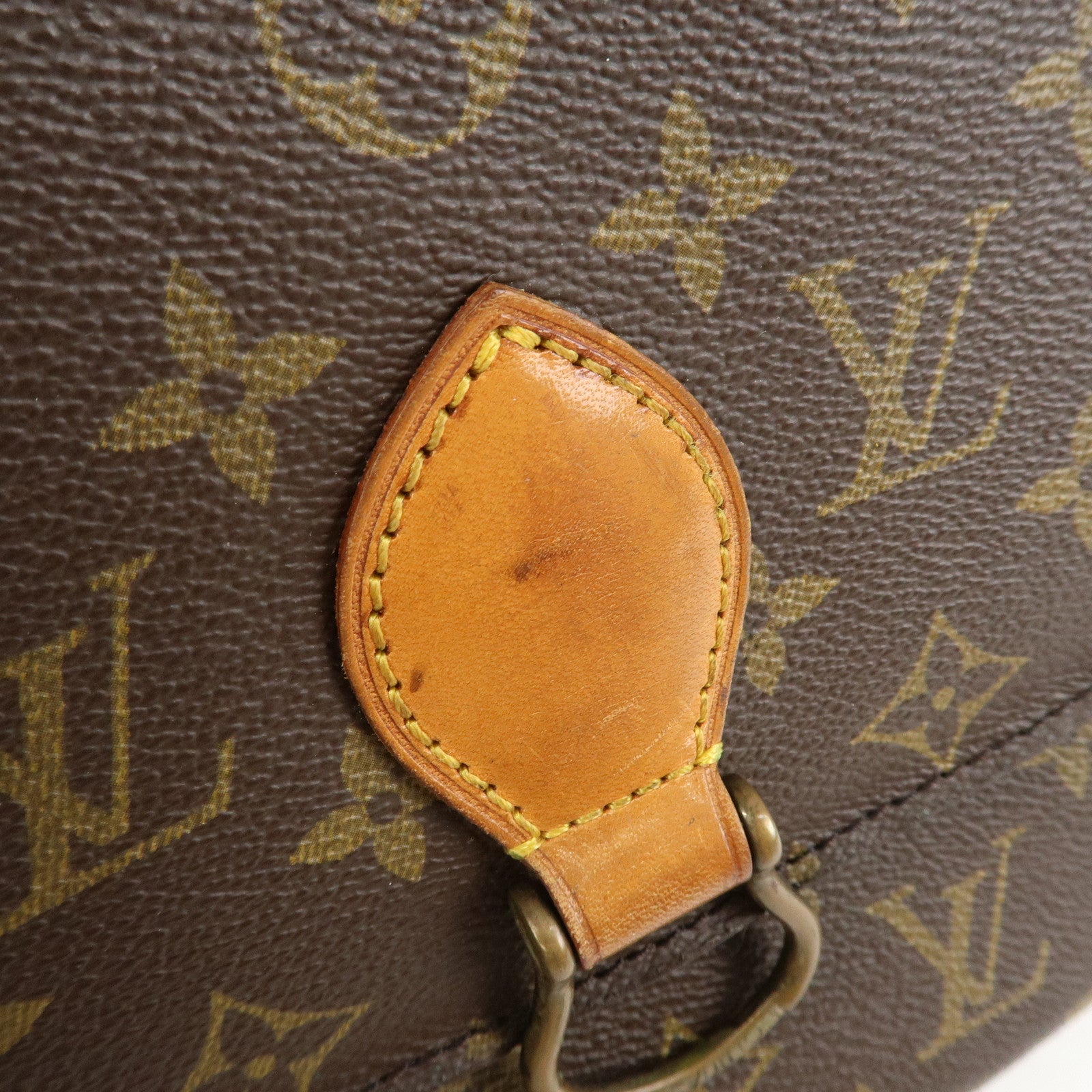 Louis Vuitton Monogram Saint Cloud MM Shoulder Bag Brown M51243 Used