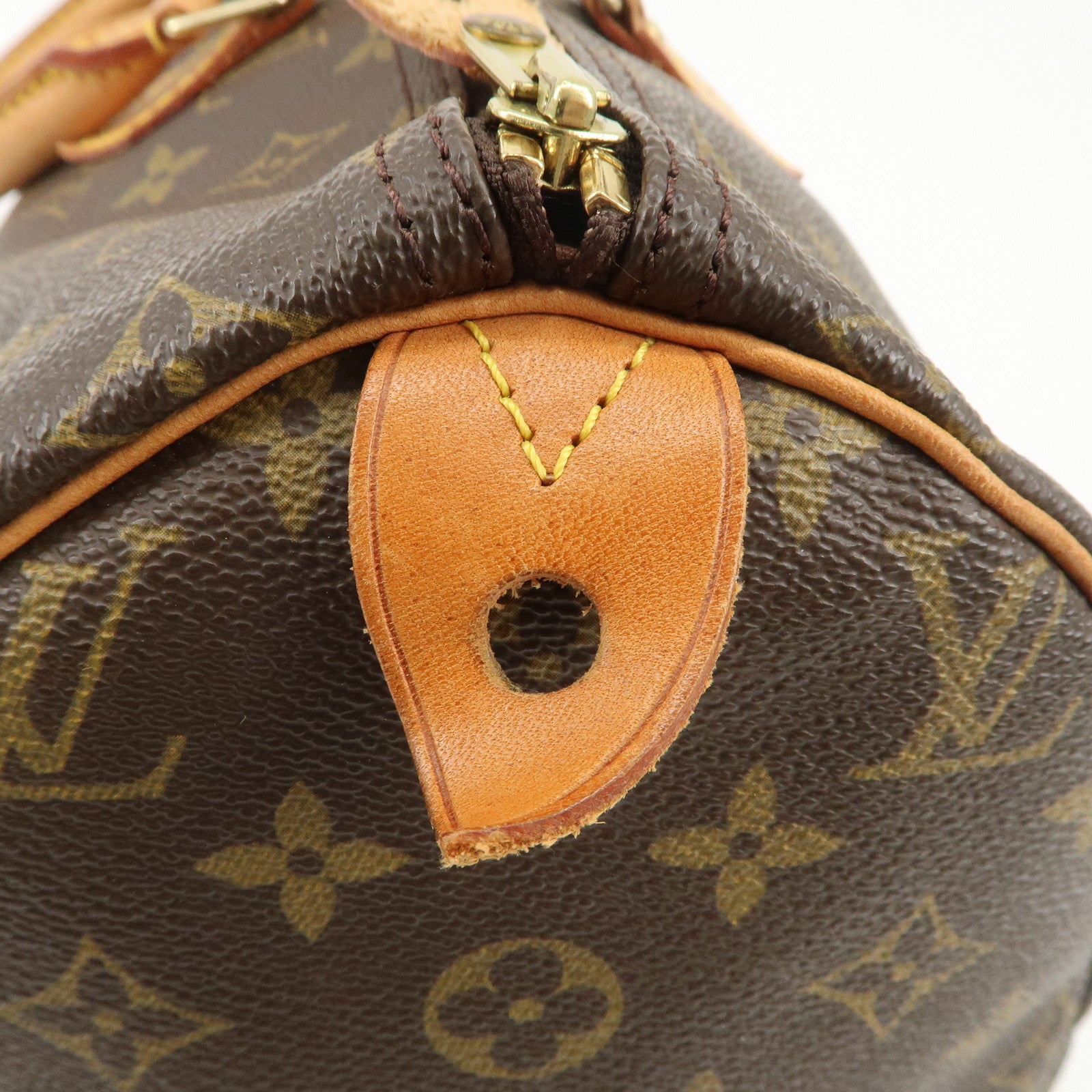 Louis Vuitton Monogram Speedy 40 Hand Bag Boston Bag M41522 Used