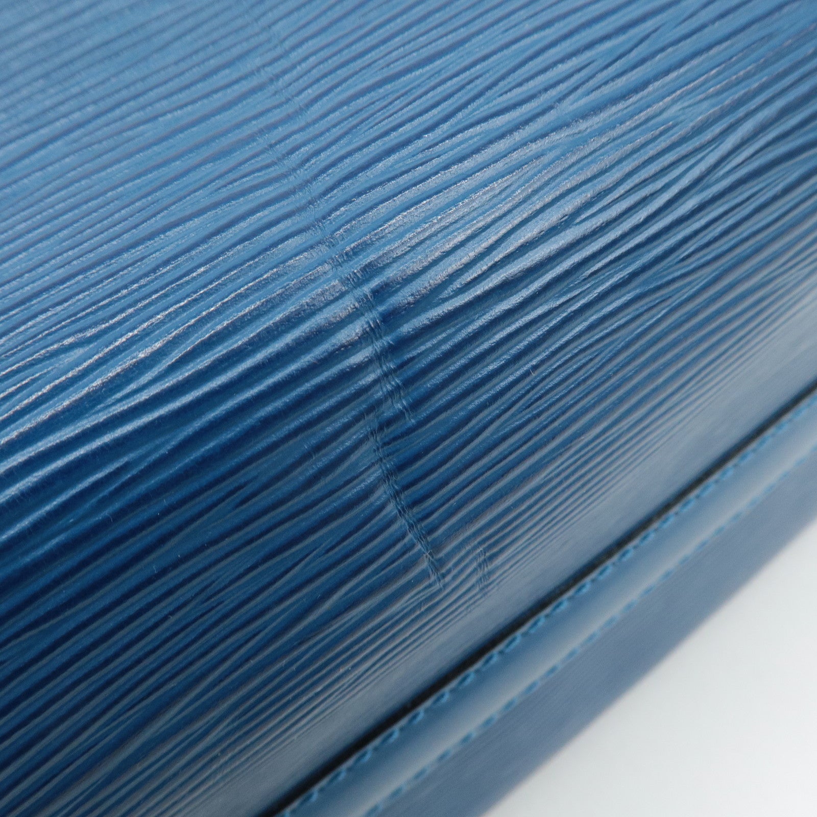 Louis Vuitton Epi Speedy 25 Hand Bag Boston Bag Blue M43015 Used