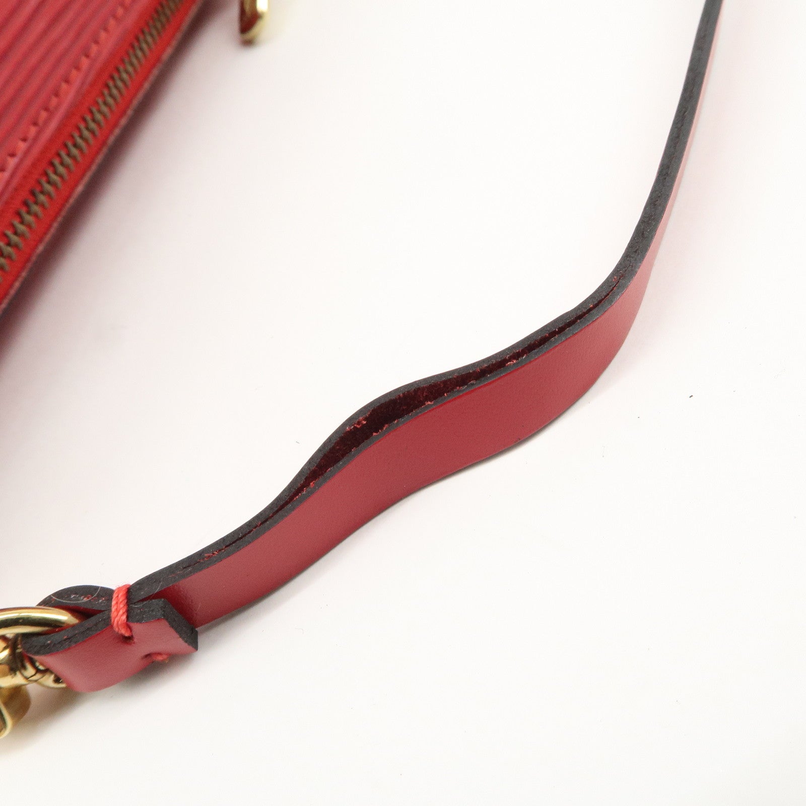 Louis Vuitton Epi Set of2 Soufflot Pouch Castilian Red Toledo Blue Used