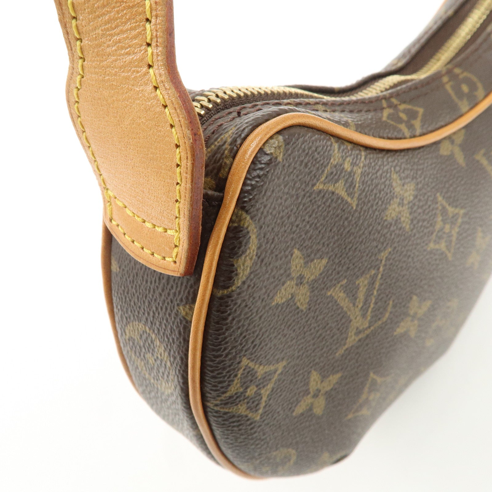 Louis Vuitton Monogram Pochette Croissant Shoulder Bag M51510 Used