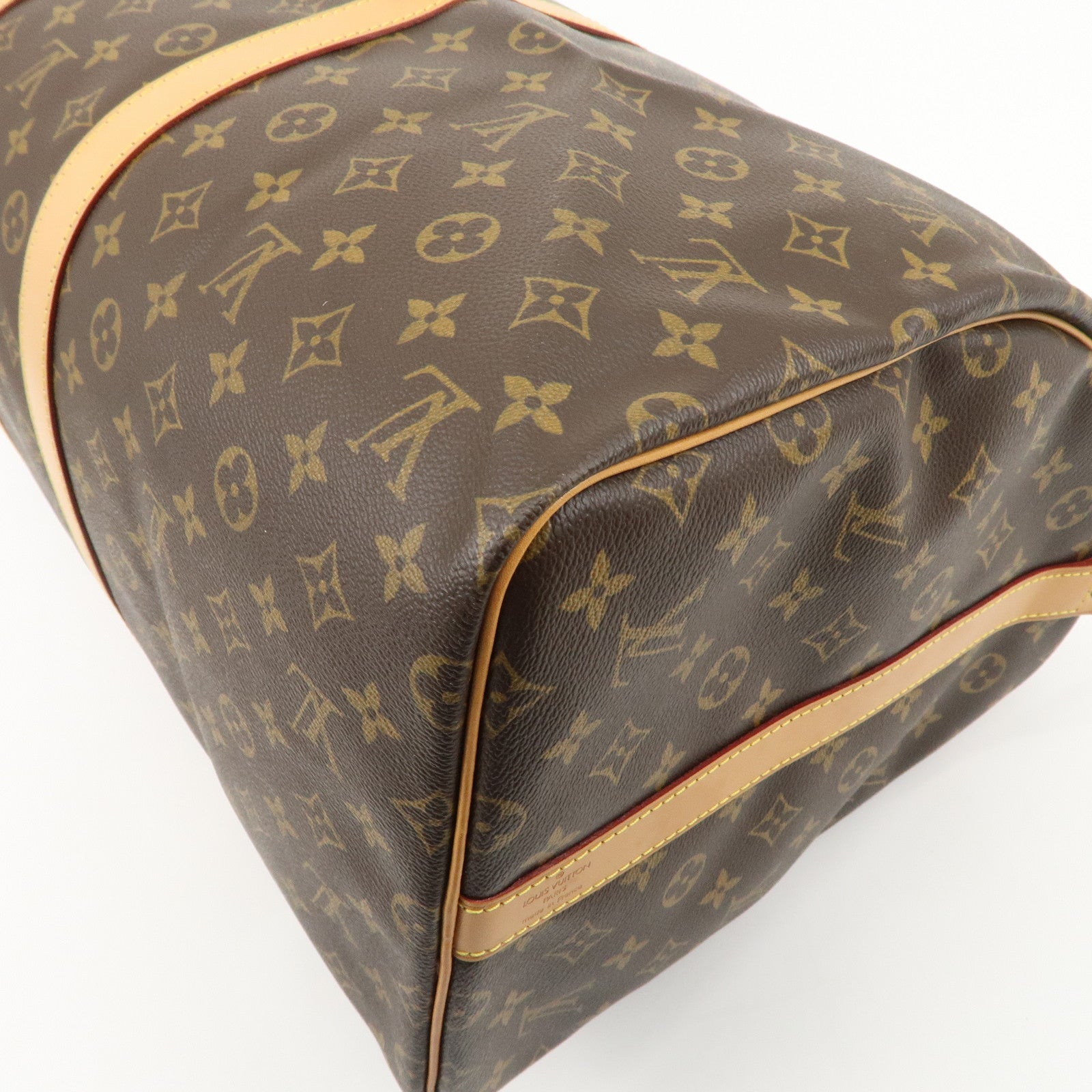 Louis Vuitton Monogram Keep All Bandouliere 55 Boston Bag M41414 Used