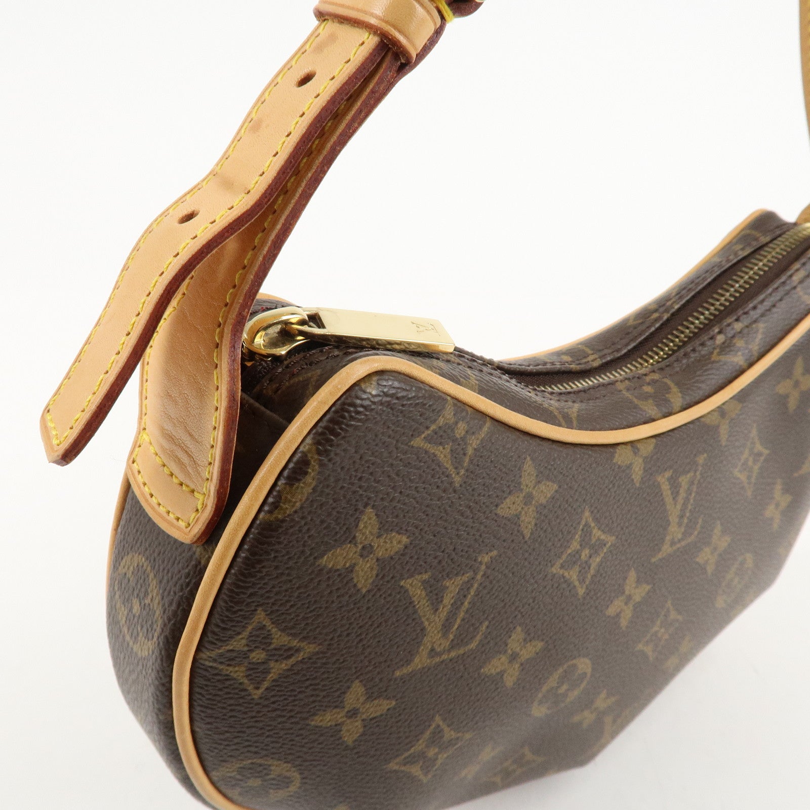 Louis Vuitton Monogram Pochette Croissant Shoulder Bag M51510 Used
