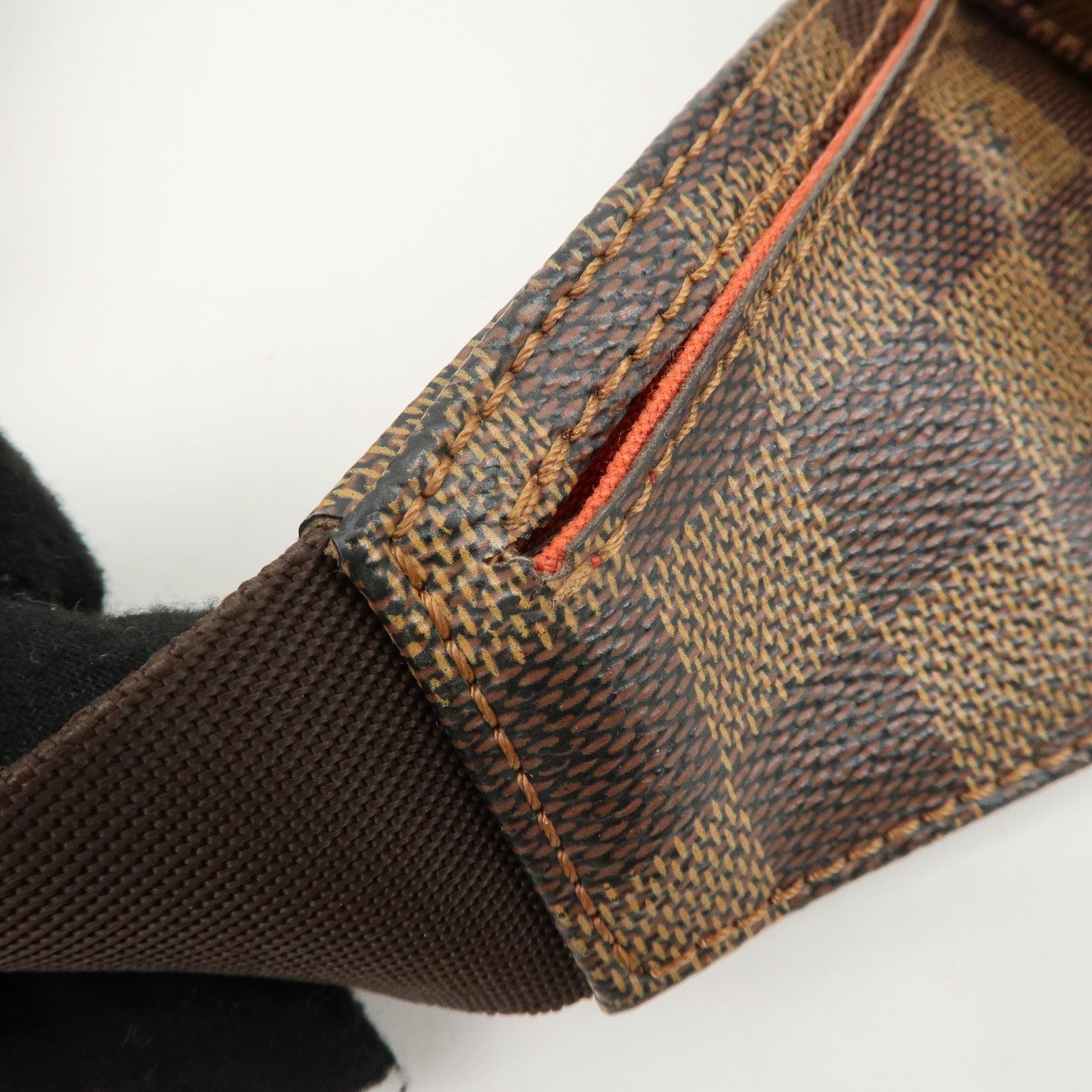 Louis Vuitton Damier Ebene Geronimos Body Waist Bag Brown N51994 Used