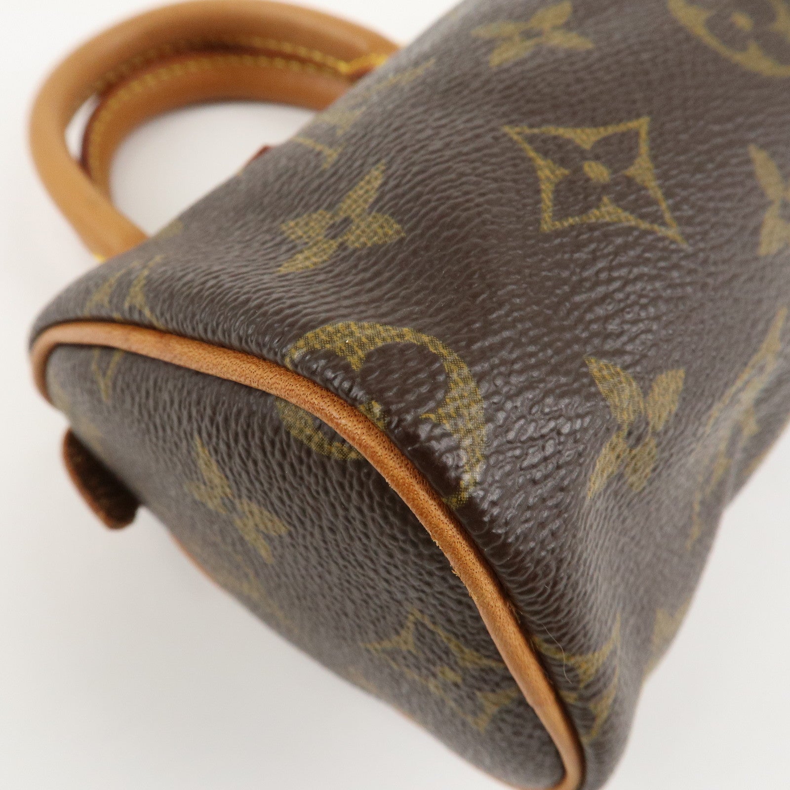 Louis Vuitton Monogram Mini Speedy & Strap M41534 J00145 Used