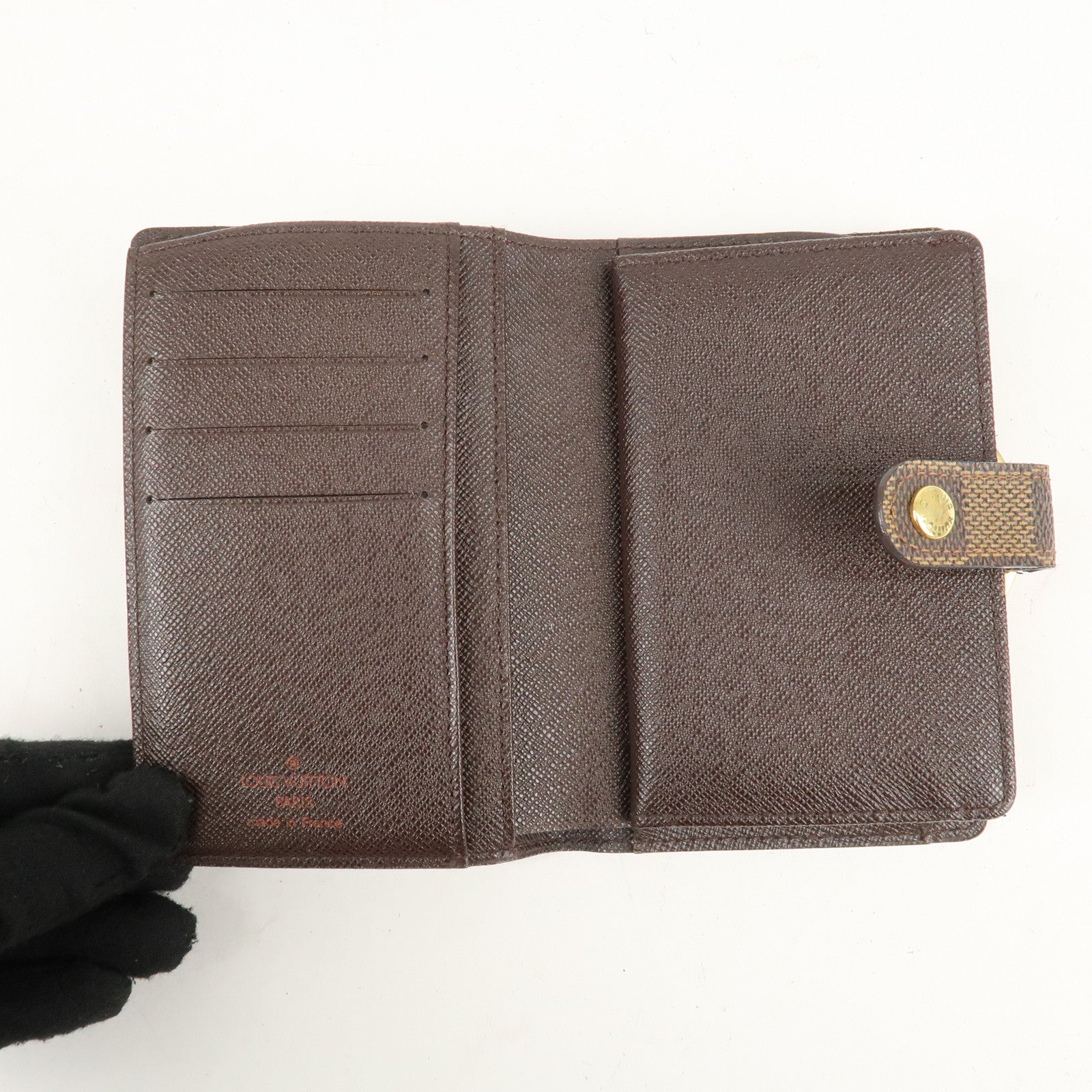 Louis Vuitton Damier Portefeuille Viennois Wallet N61674 Used