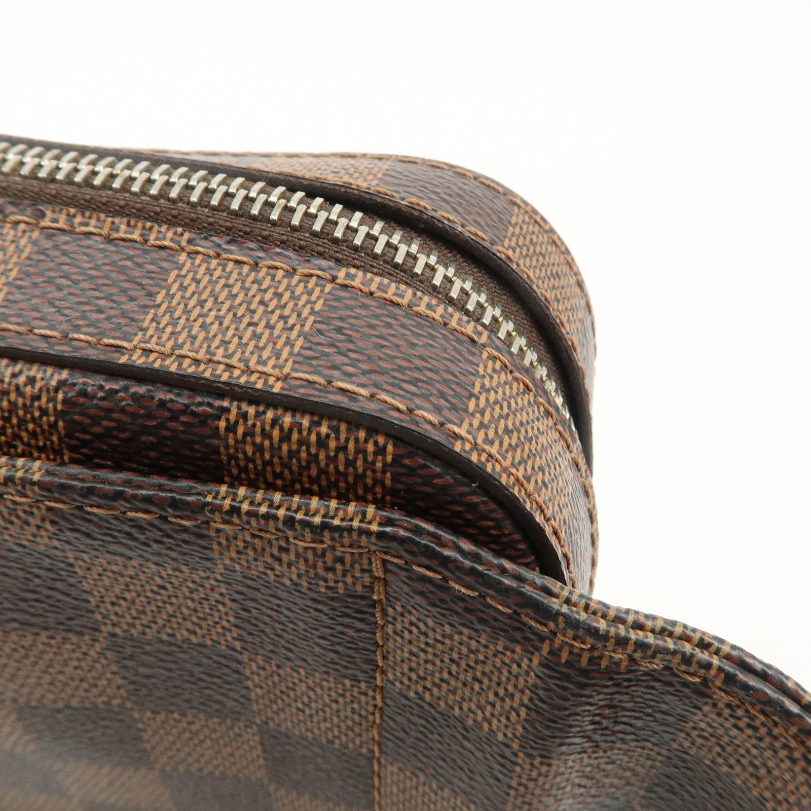 Louis Vuitton Damier Geronimos Body Bag Waist Bag Brown N51944 Used