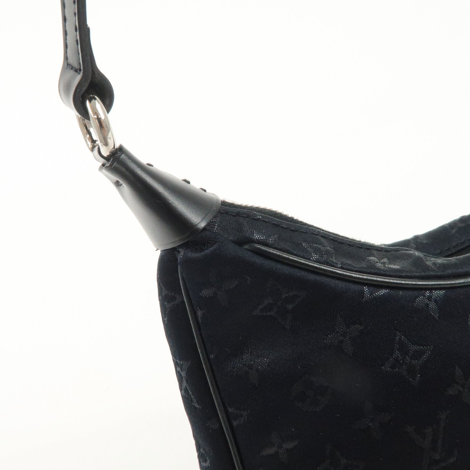 Louis Vuitton Monogram Satin Little Boulogne Hand Bag M92142 Used