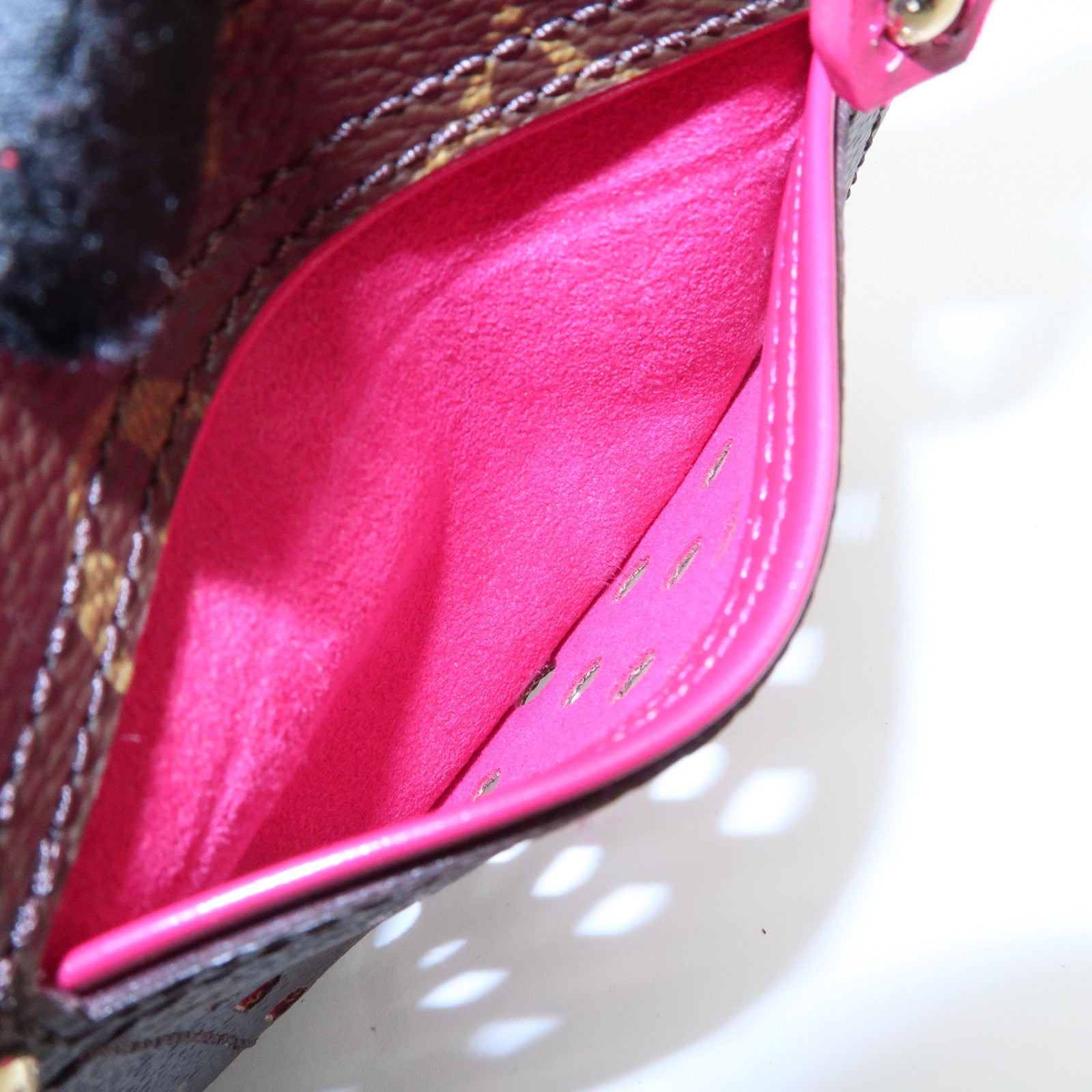Louis Vuitton Monogram Perforated Pochette Plat Pouch M95219 Used