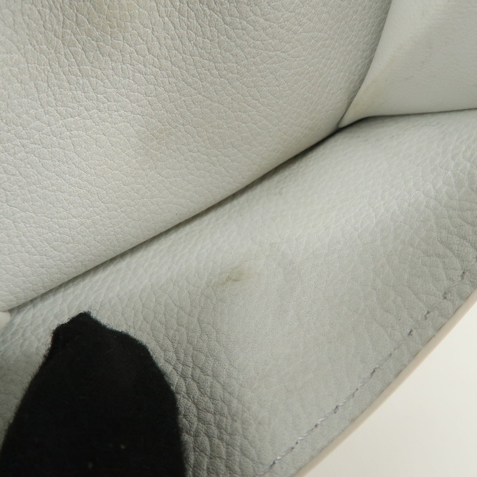 Louis Vuitton Portefeuille Lock Mini Wallet White M68482 Used