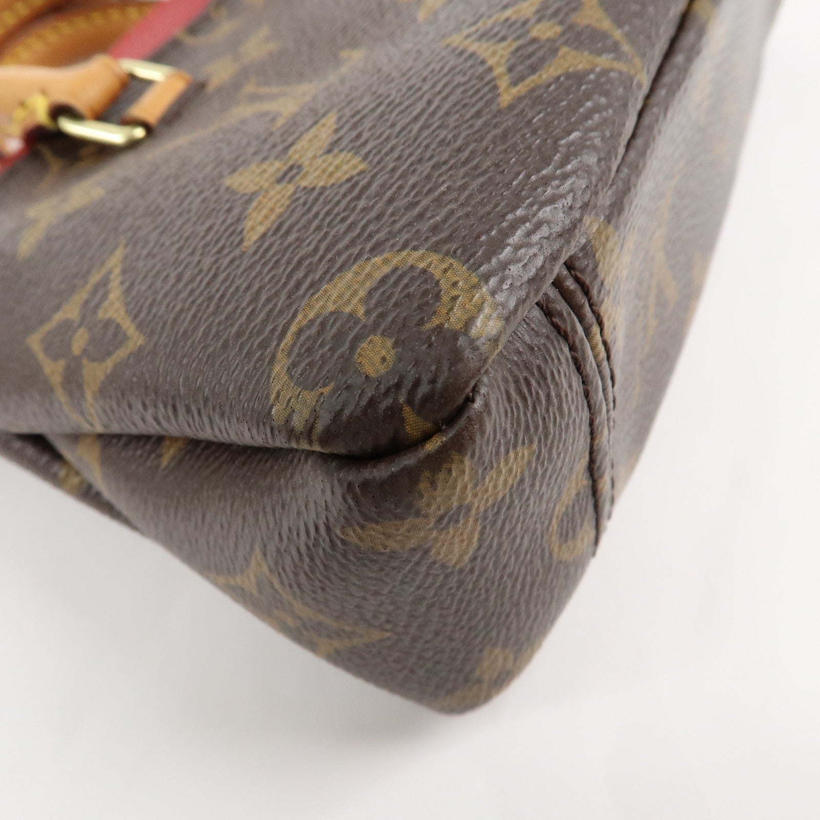 Louis Vuitton Nano Pallas Shoulder Bag Cerise M61254 Used