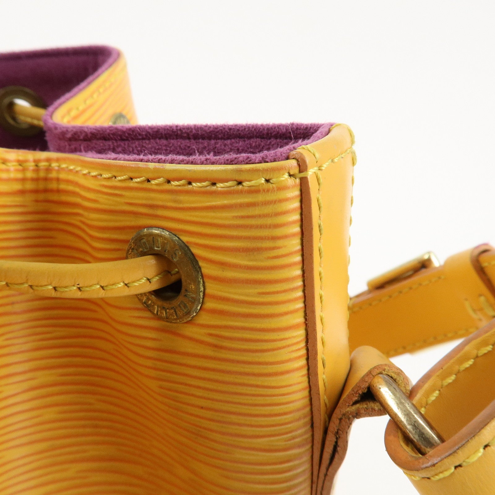 Louis Vuitton Epi Petit Noe Shoulder Bag Tassili Yellow M44109 Used