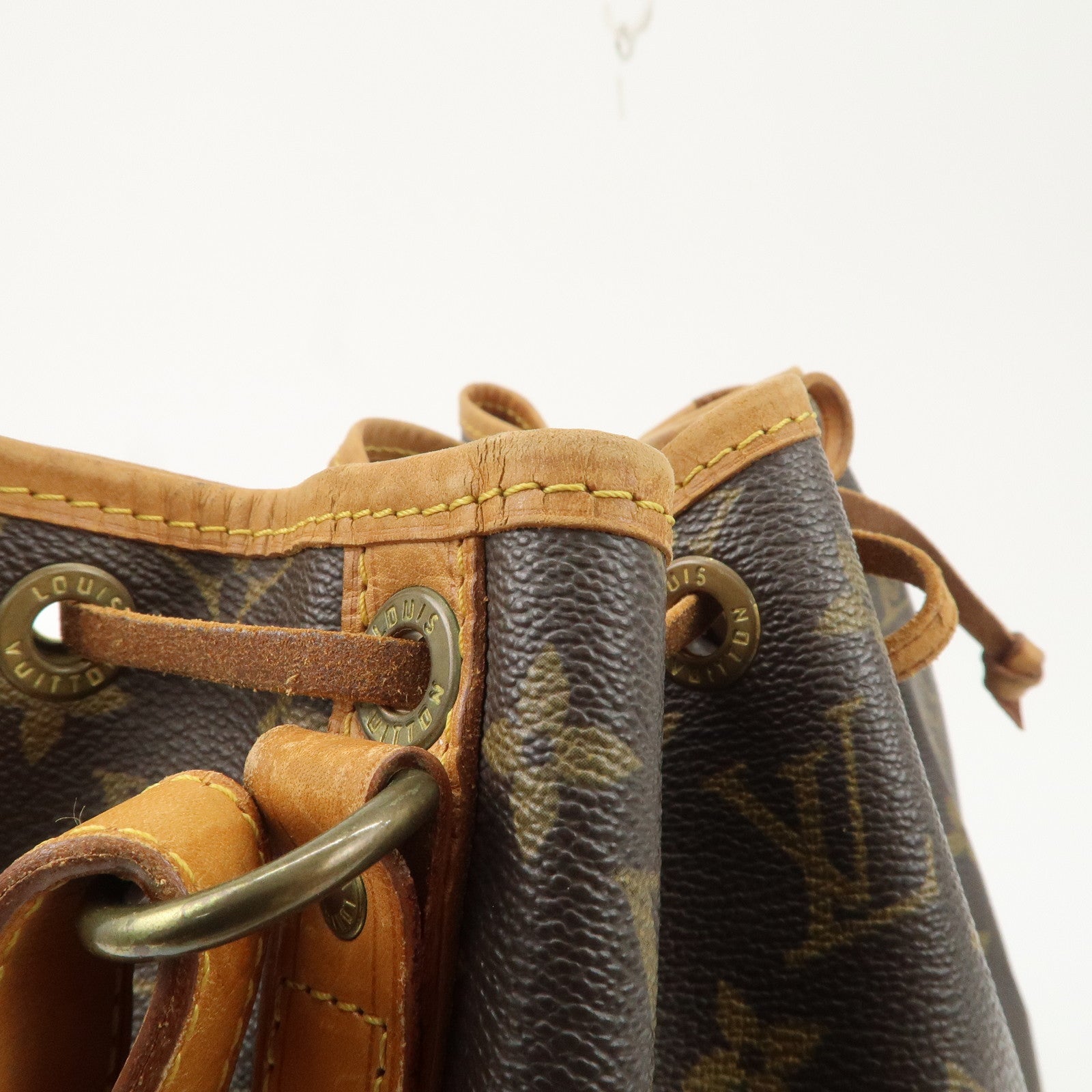 Louis Vuitton Monogram Noe Shoulder Bag Hand Bag Brown M42224 Used