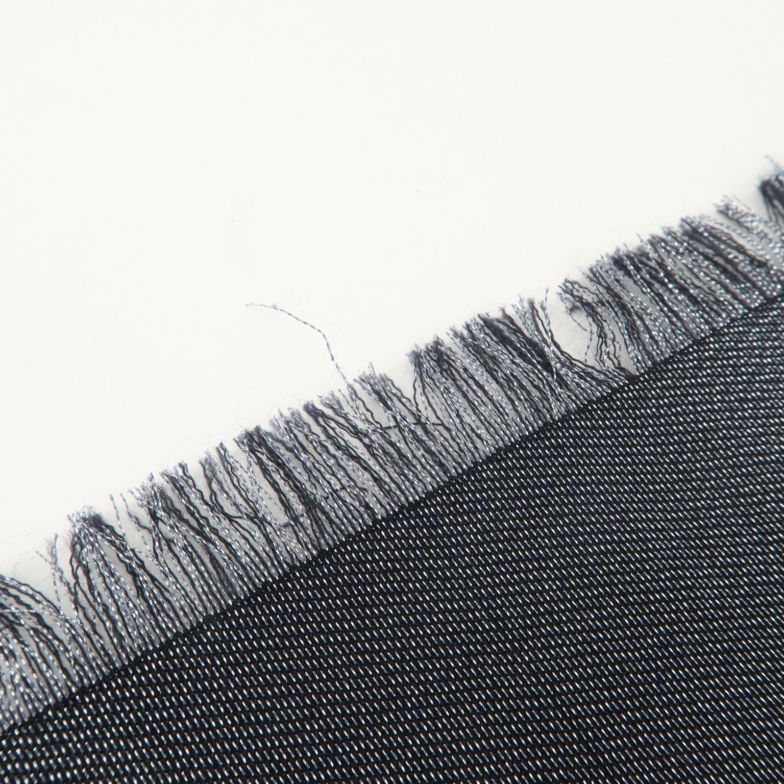 Louis Vuitton Shawl Monogram Shine Stole Scarf Noir Black 401910 Used