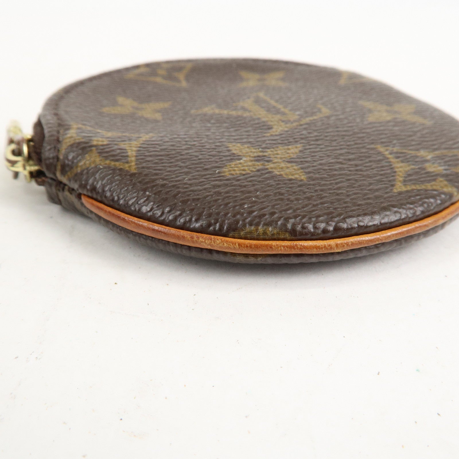 Set of2 Louis Vuitton Monogram Porte Monnaie Rond Coin Case M61926 Used