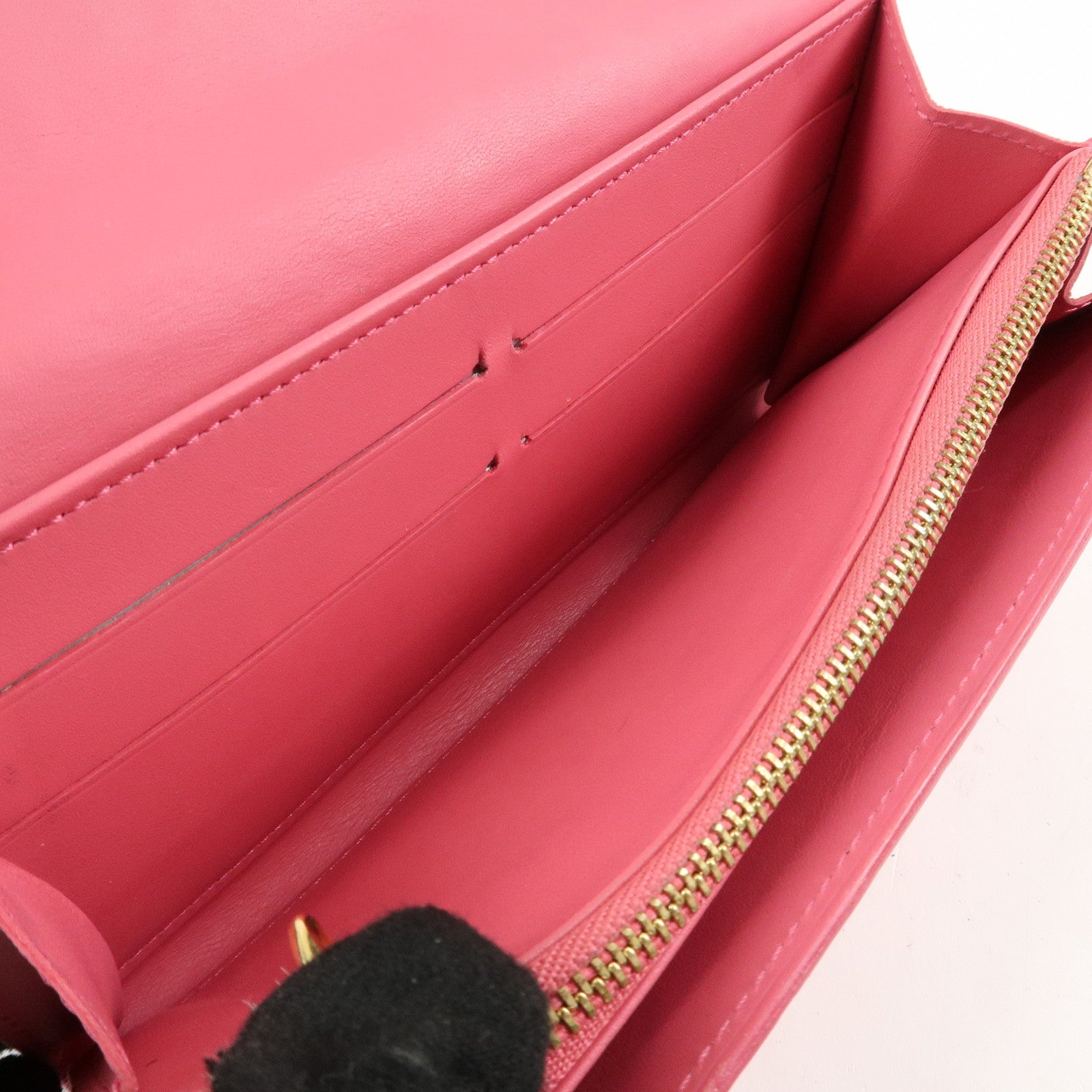 Louis Vuitton Monogram Vernis Portefeuille Sarah Framboise M9140F Used