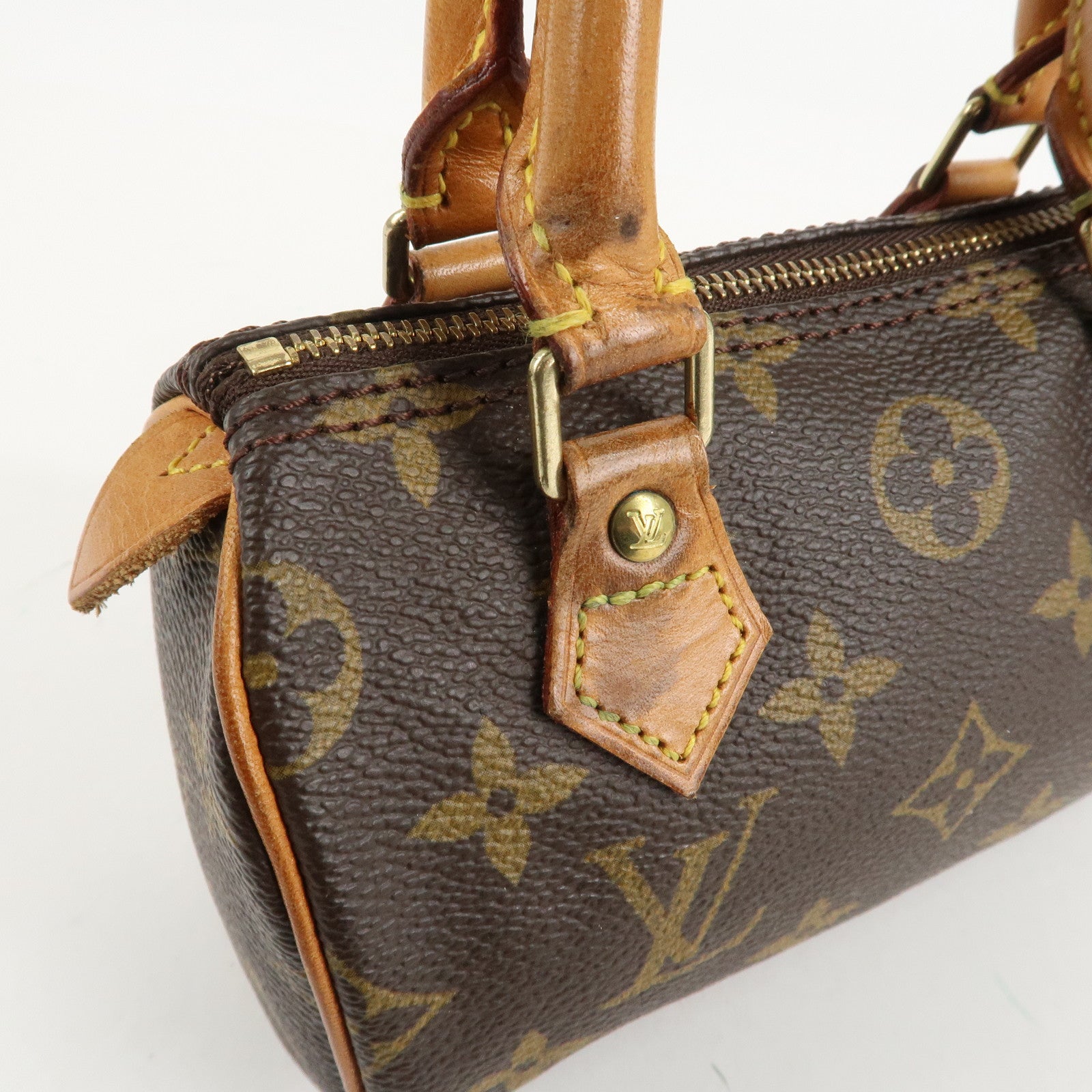 Louis Vuitton Monogram Mini Speedy & Strap M41534 J75010 Used