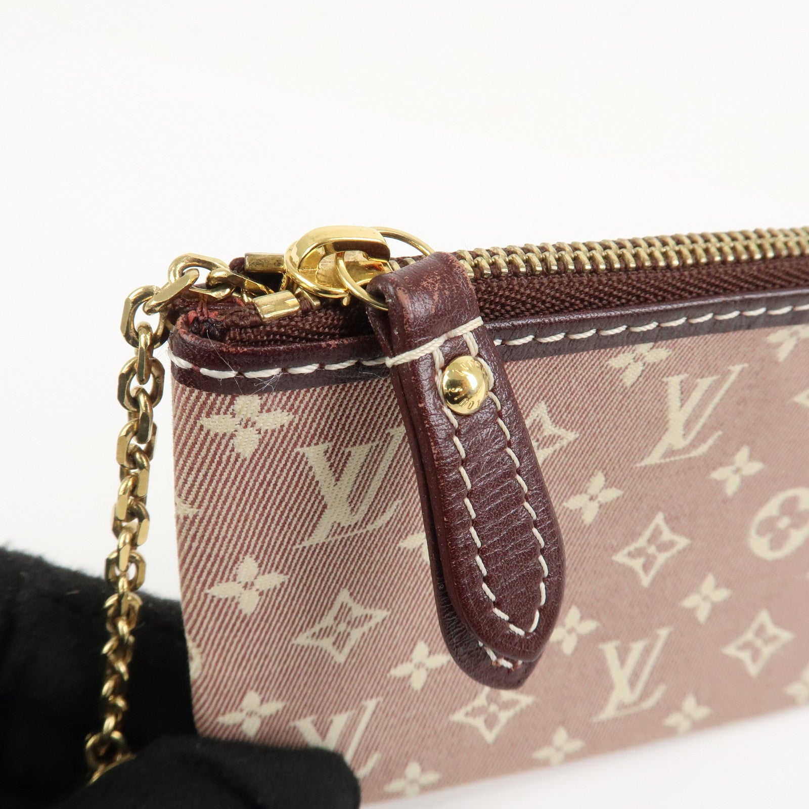 Louis Vuitton Monogram Idylle Pochette Cles Coin Case Sepia M62995 Used