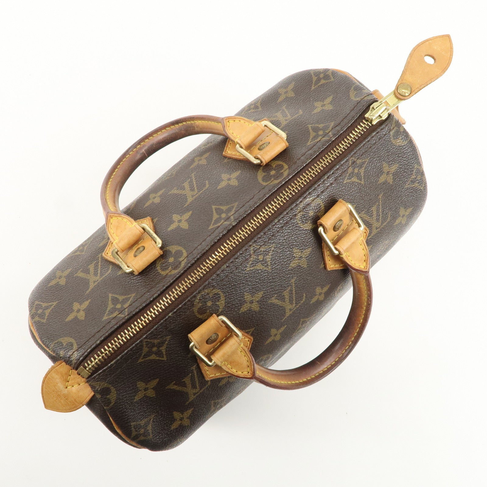Louis Vuitton Monogram Speedy 25 Hand Bag Boston Bag M41528 Used