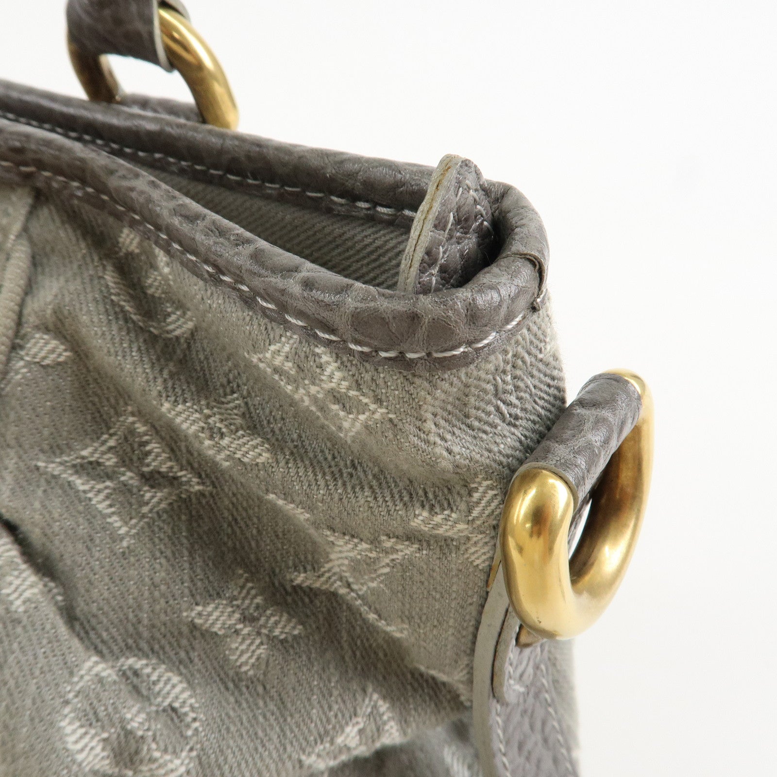 Louis Vuitton Monogram Denim Neo Cabby MM 2Way Bag M95837 Used