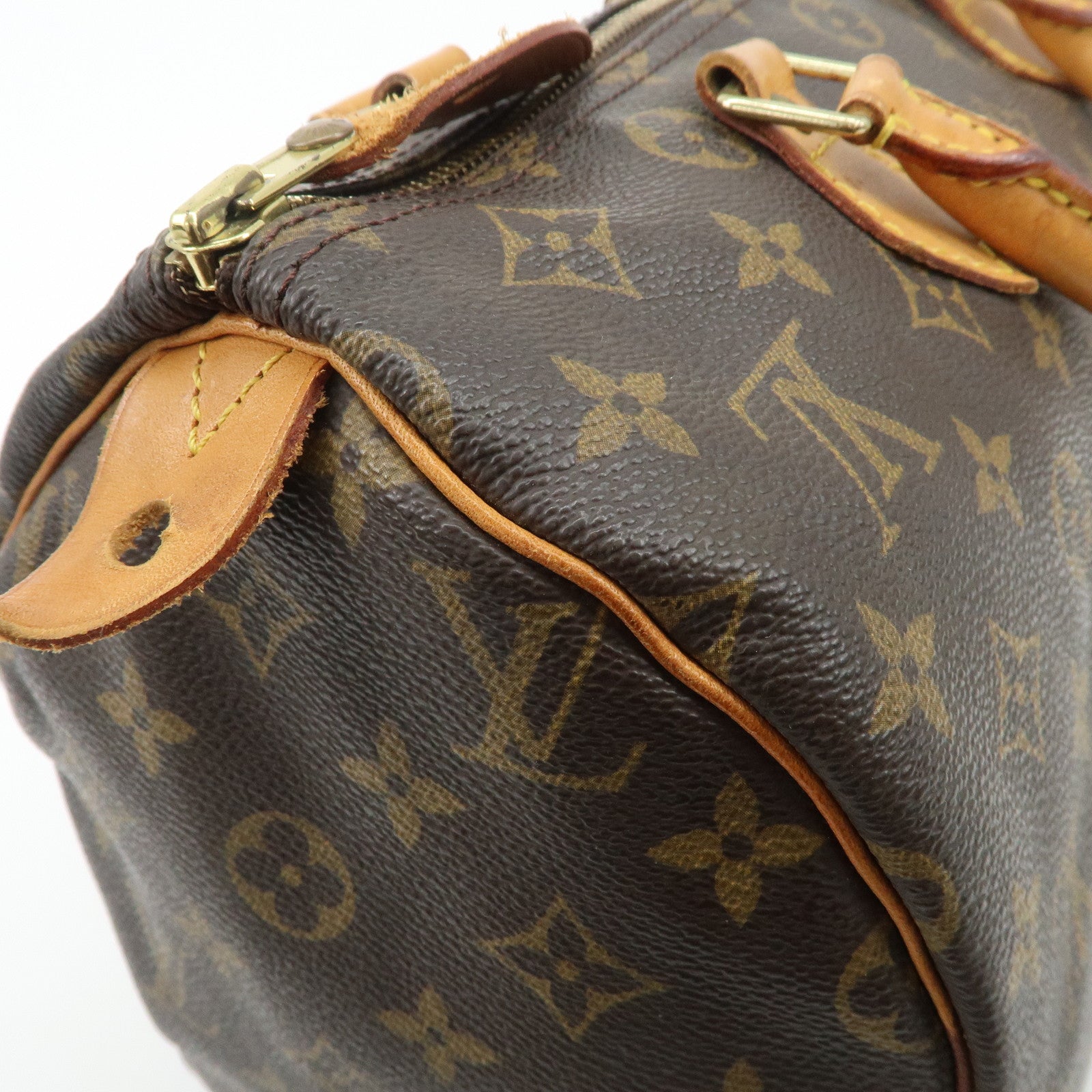 Louis Vuitton Monogram Speedy 30 Hand Bag Boston Bag M41526 Used