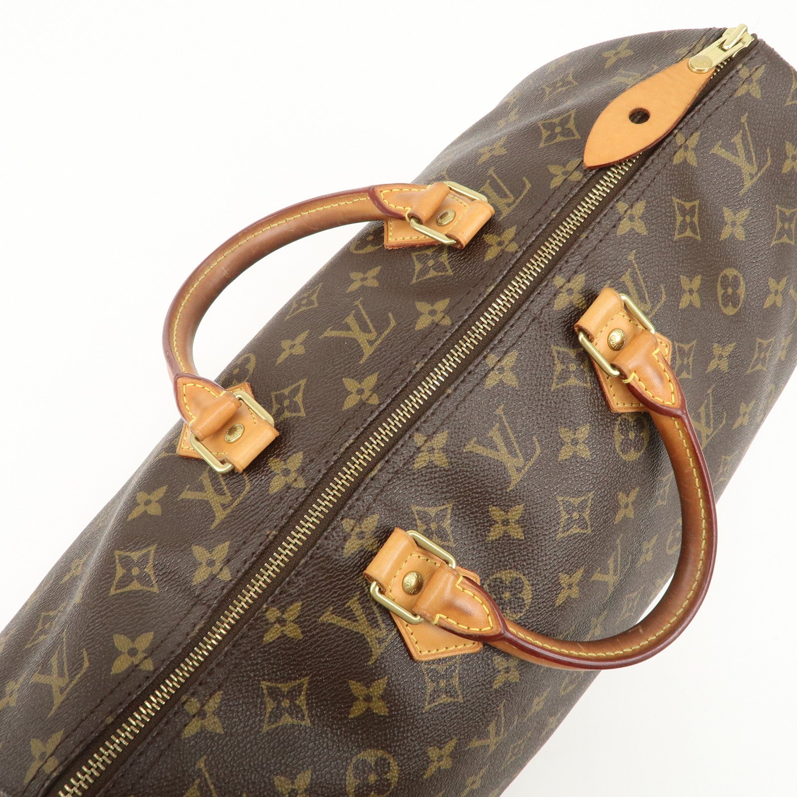 Louis Vuitton Monogram Speedy 40 Hand Bag Boston Bag M41522 Used