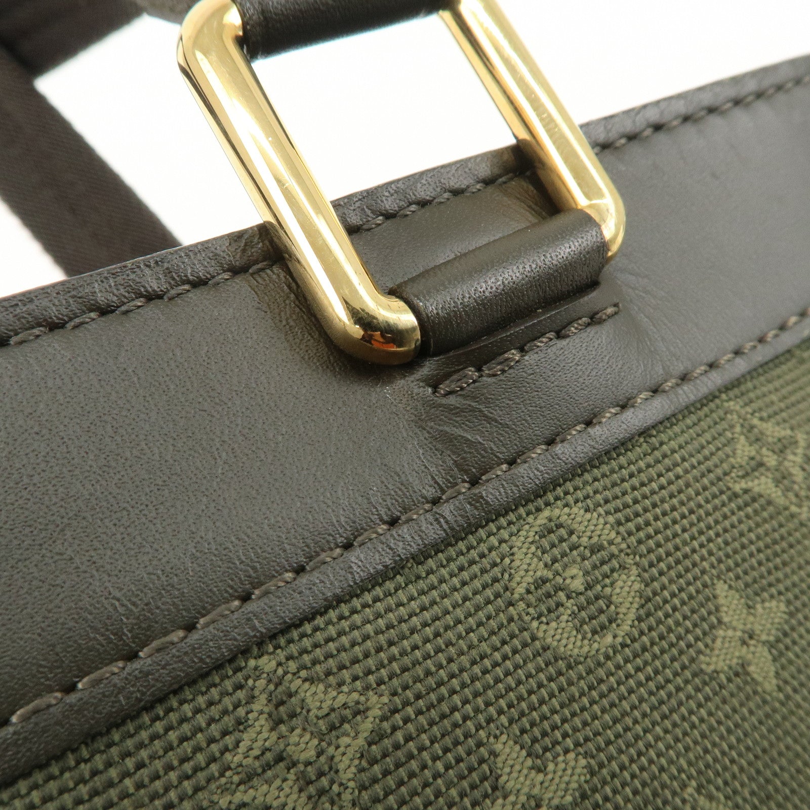 Louis Vuitton Monogram Mini Lucille PM Hand Bag TST Khaki M92682 Used