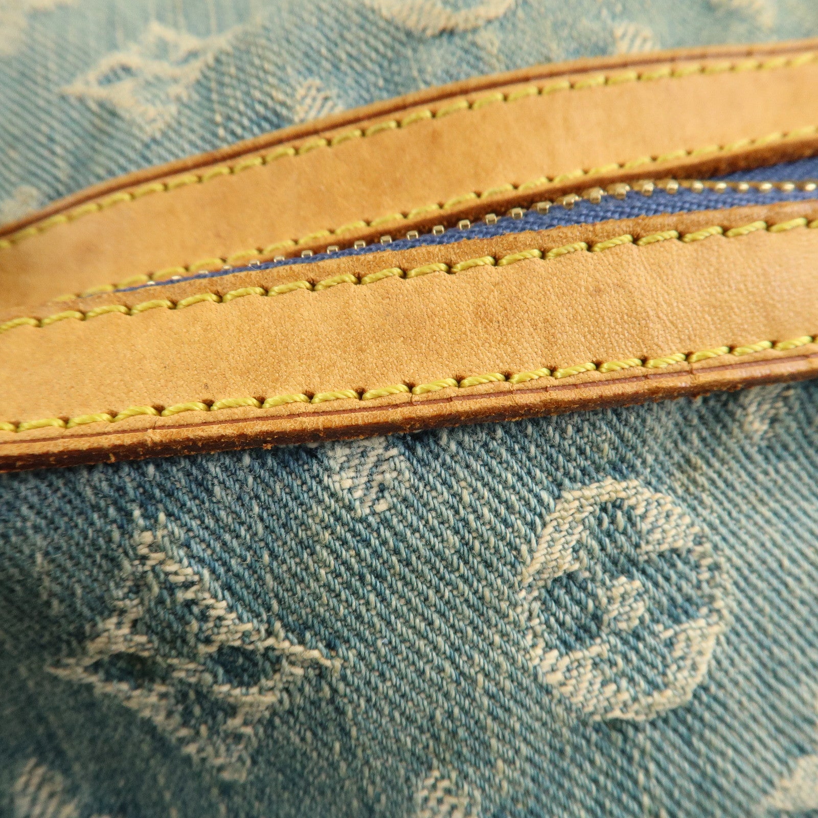 Louis Vuitton Monogram Denim Baggy GM Shoulder Bag M95048 Used