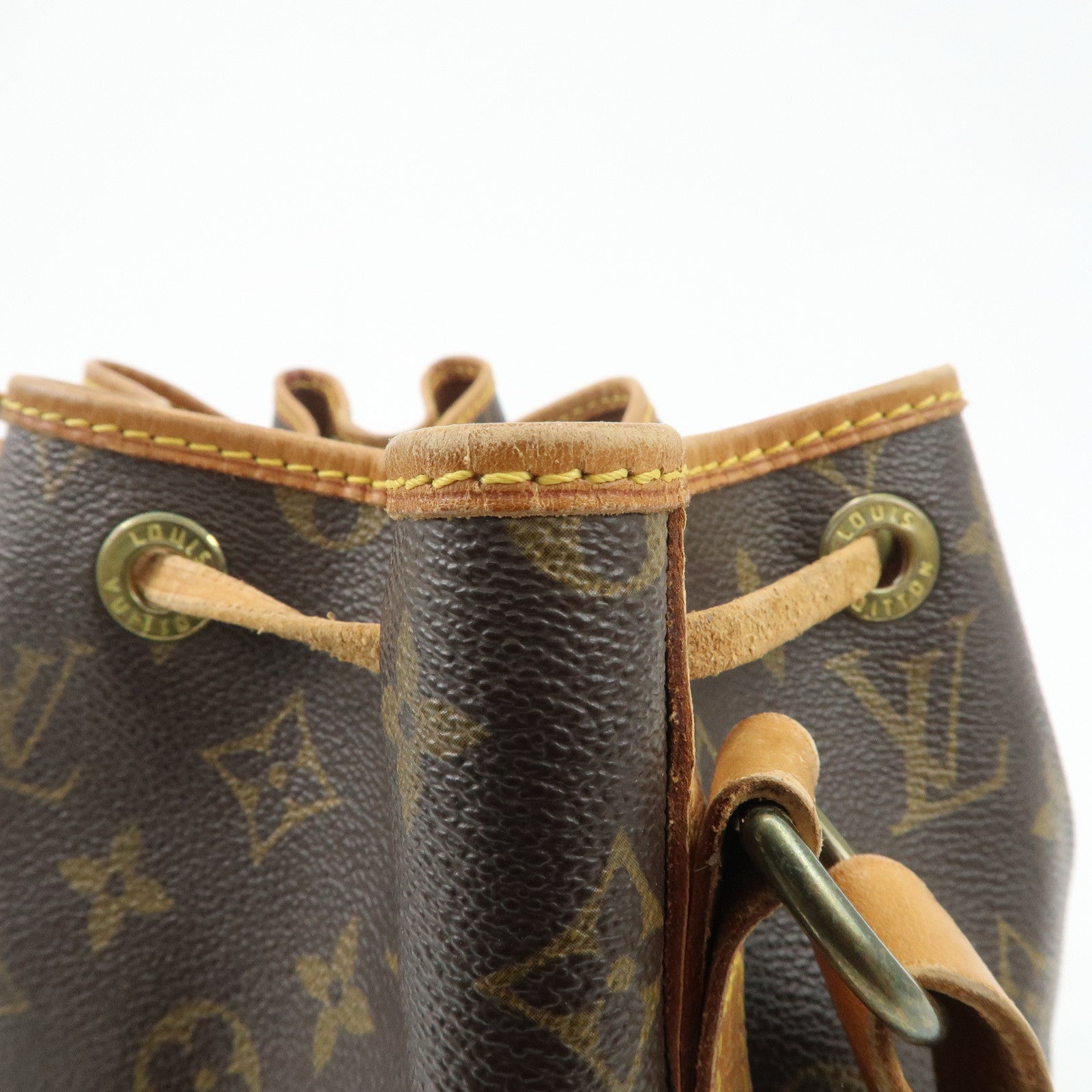 Louis Vuitton Monogram Petit Noe Shoulder Bag Brown M42226 Used
