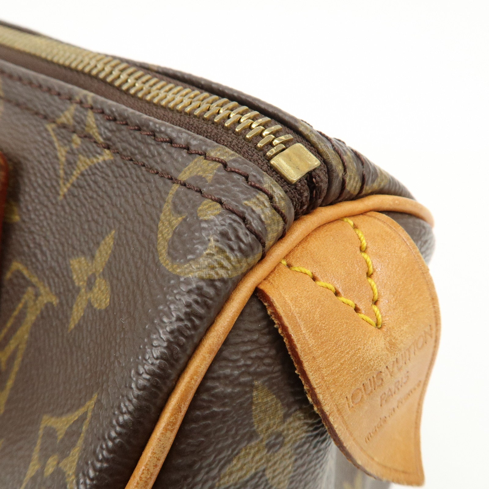 Louis Vuitton Monogram Speedy 25 Hand Bag Boston Bag M41528 Used