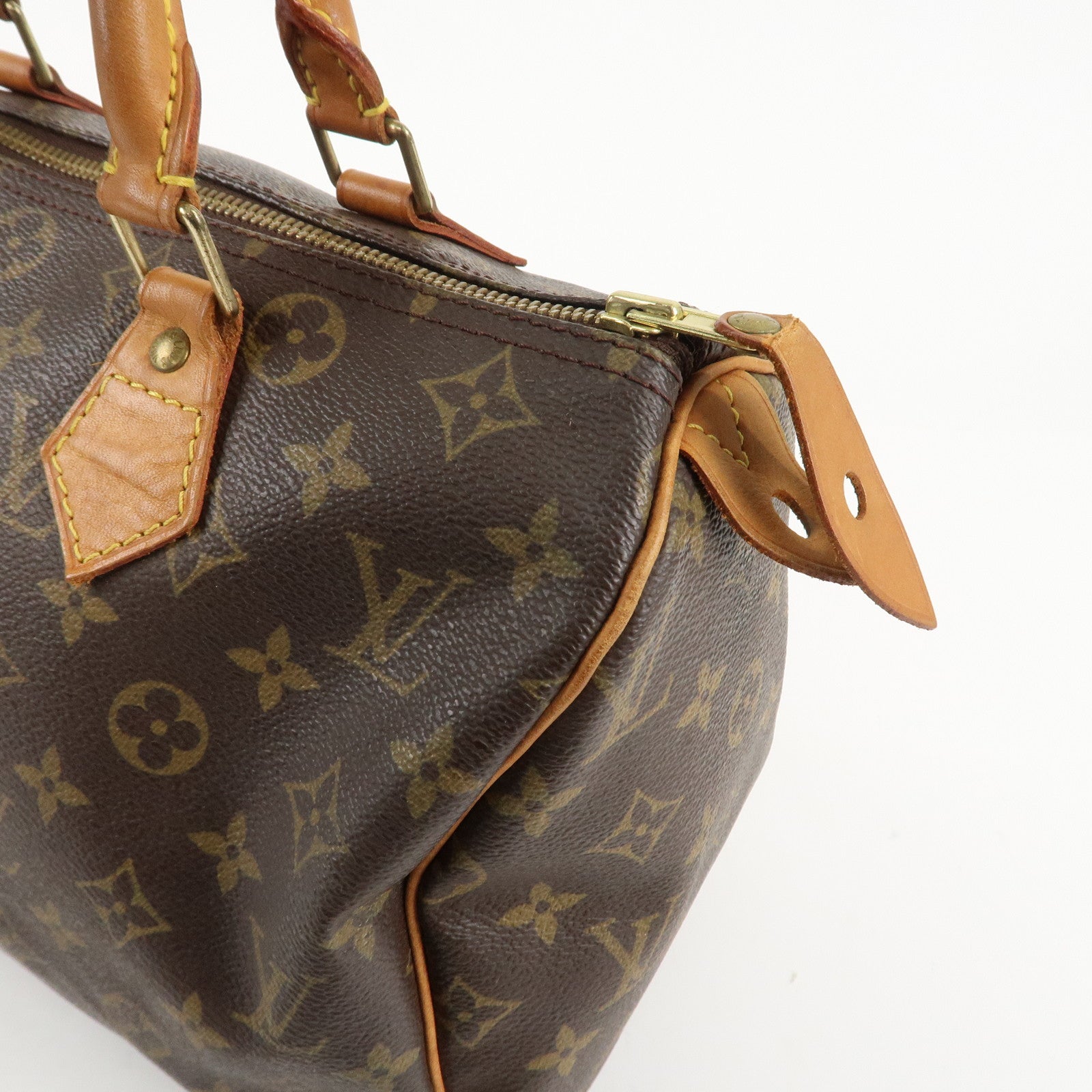 Louis Vuitton Monogram Speedy 30 Hand Bag Boston Bag M41526 Used