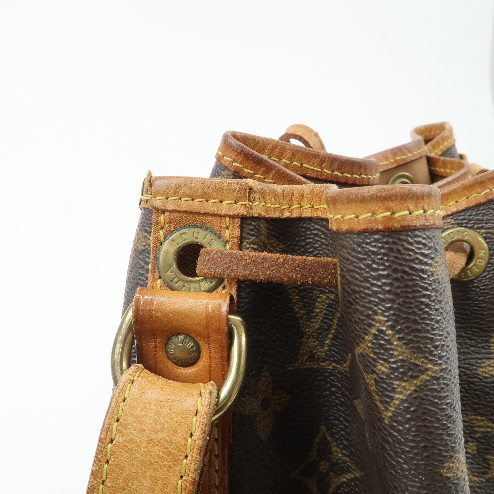 Louis Vuitton Monogram Petit Noe Shoulder Bag Brown M42226 Used