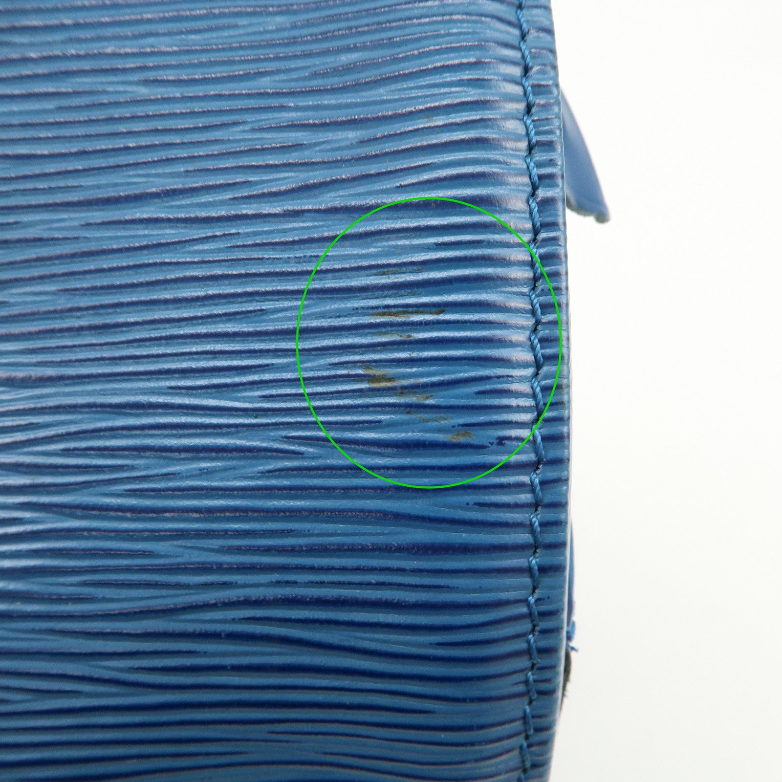 Louis Vuitton Epi Speedy 25 Hand Boston Bag Blue M43015 Used